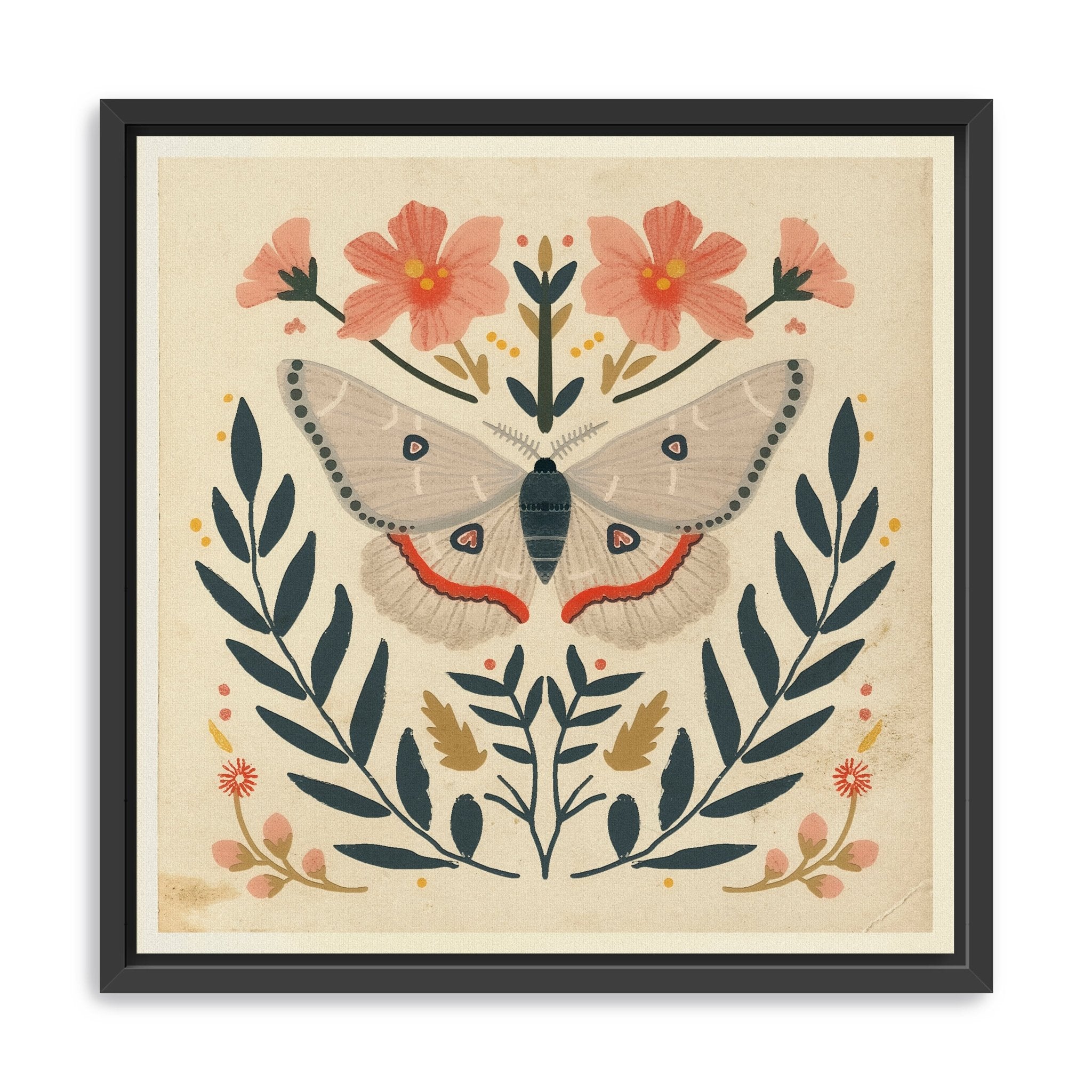 Moth Canvas Giclee - Canvas Wall Art