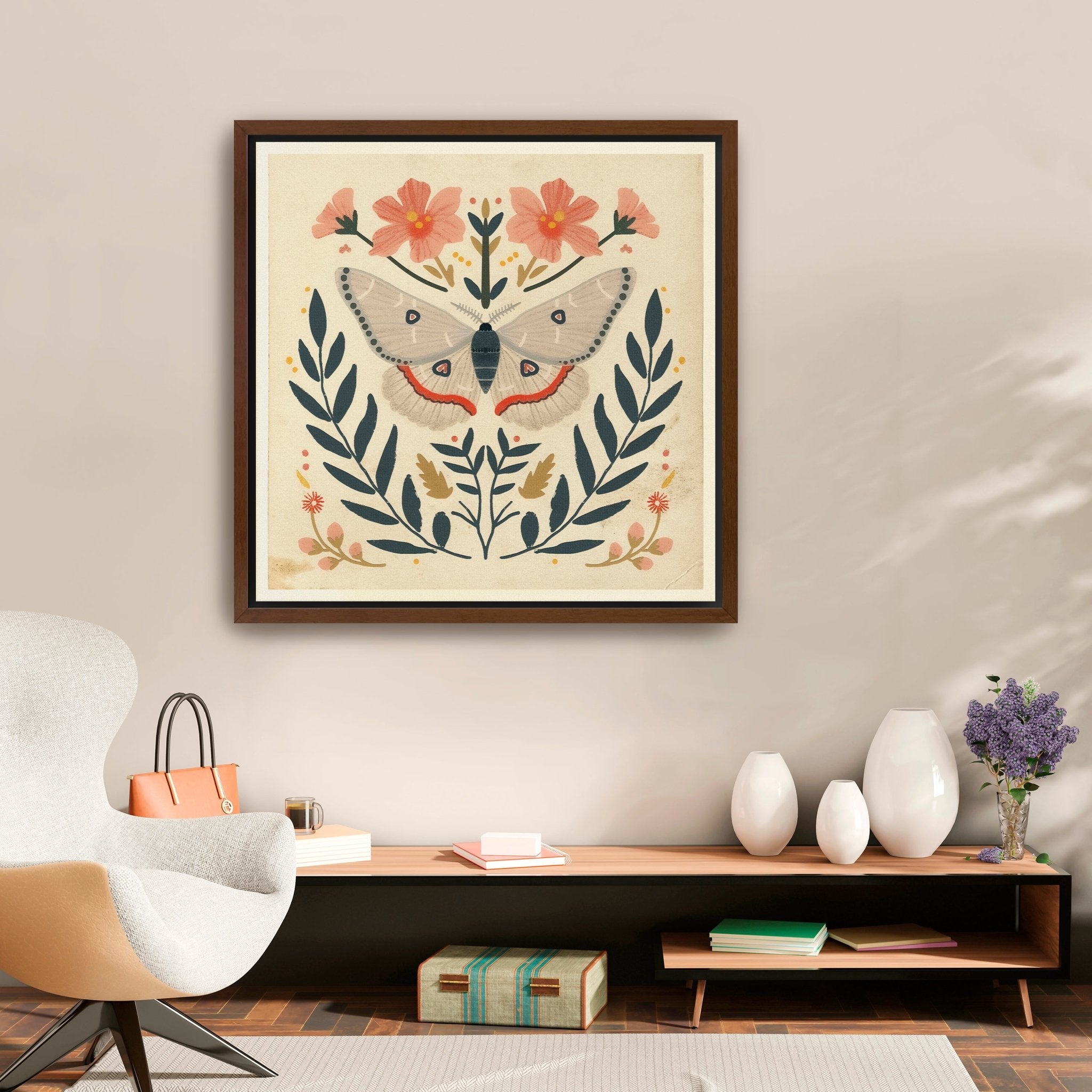 Moth Canvas Giclee - Canvas Wall Art