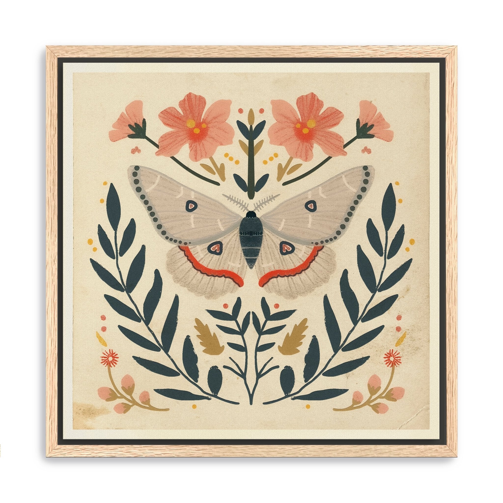 Moth Canvas Giclee - Canvas Wall Art