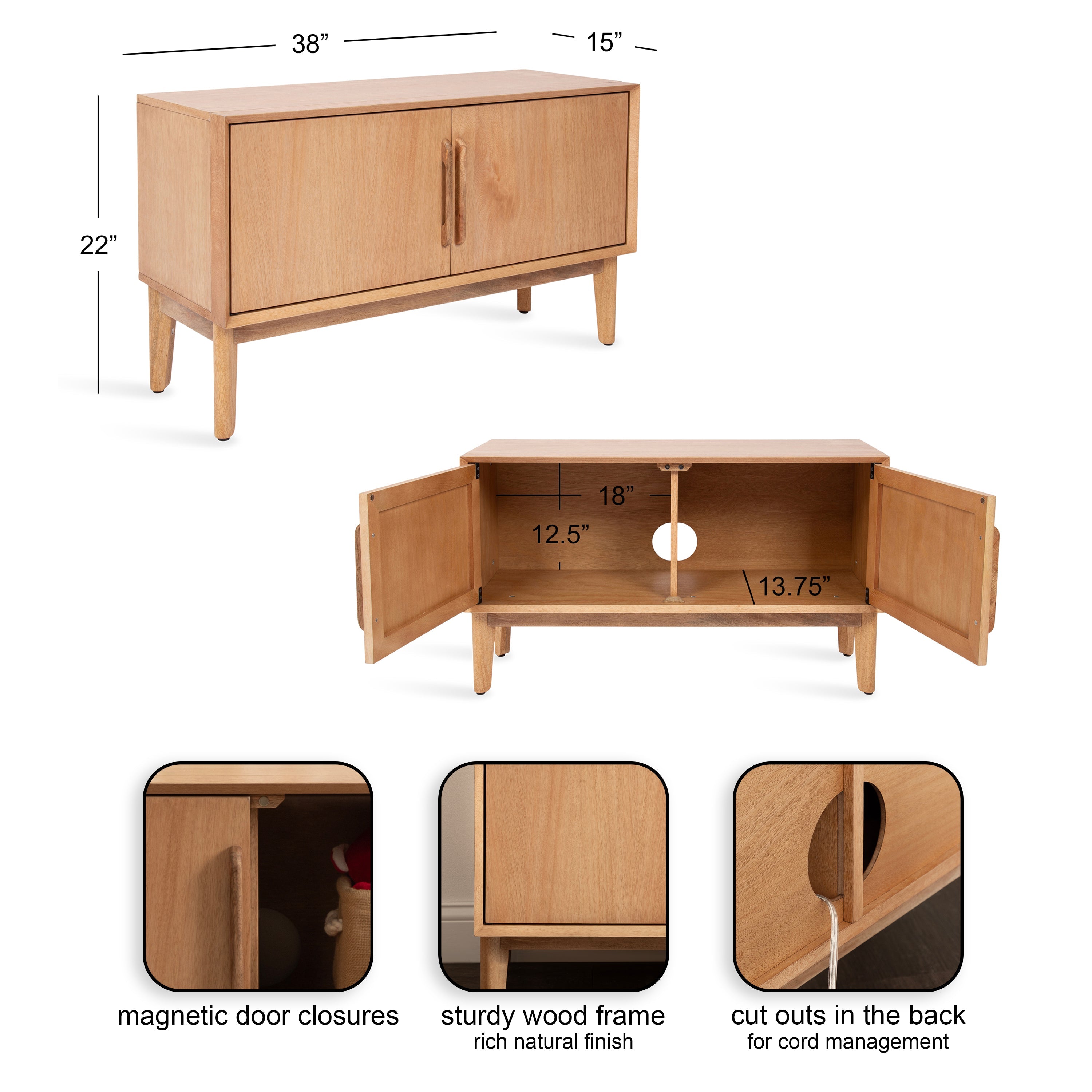 McCutcheon Floor Media Cabinet