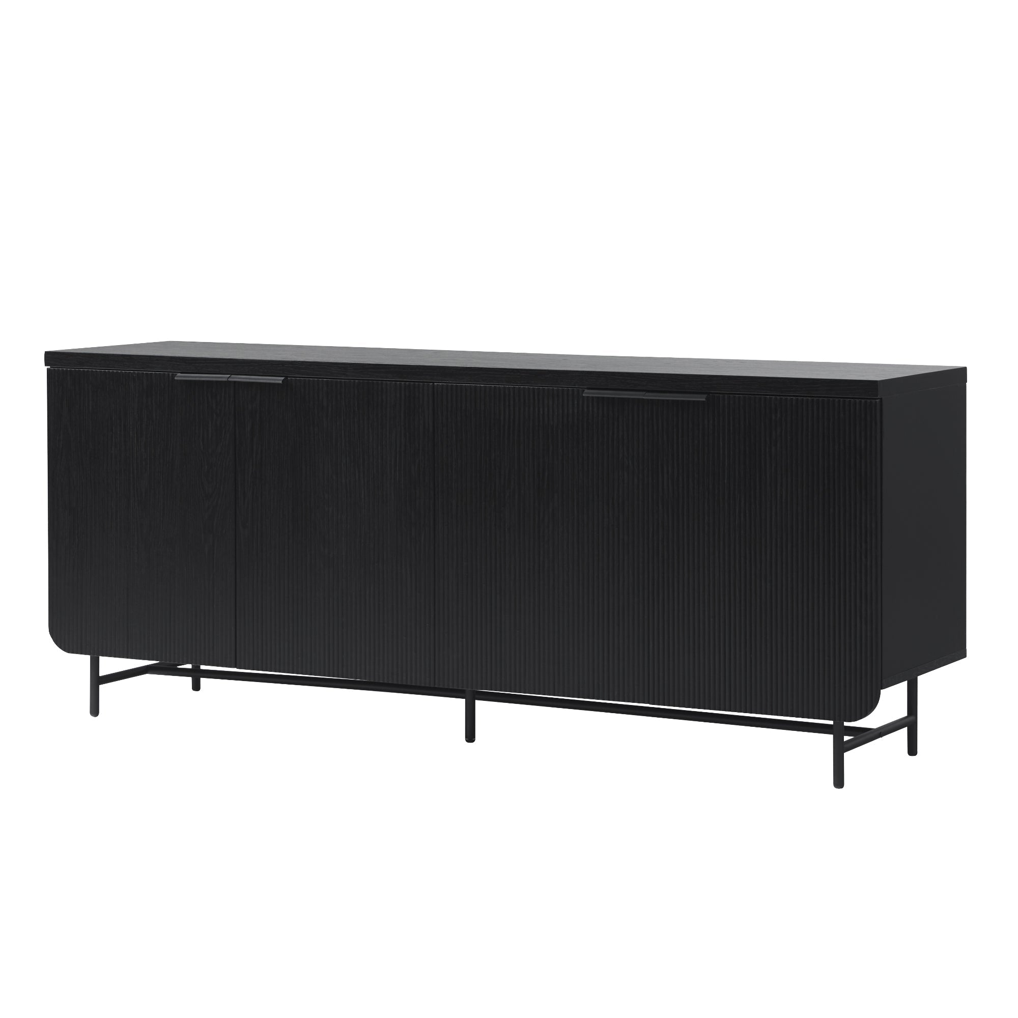 Mystified Sideboard with 4 Fluted Doors - Buffets & Sideboards
