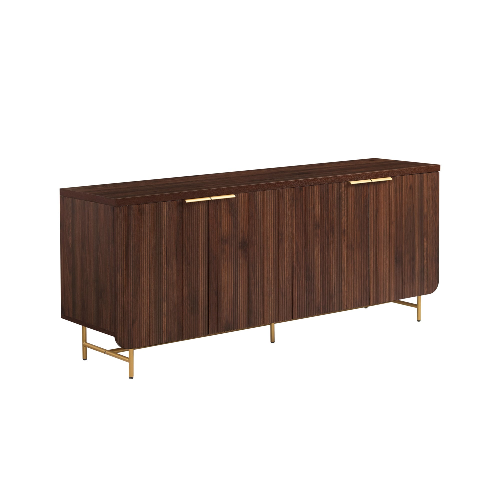 Mystified Sideboard with 4 Fluted Doors - Buffets & Sideboards