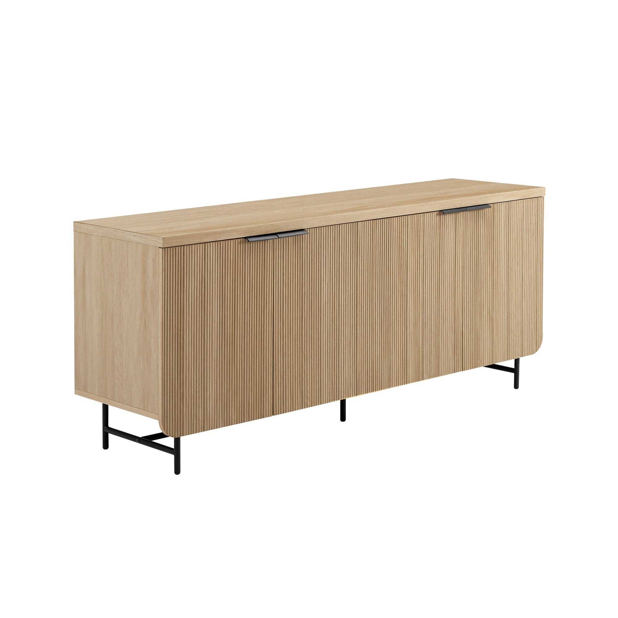 Mystified Sideboard with 4 Fluted Doors - Buffets & Sideboards