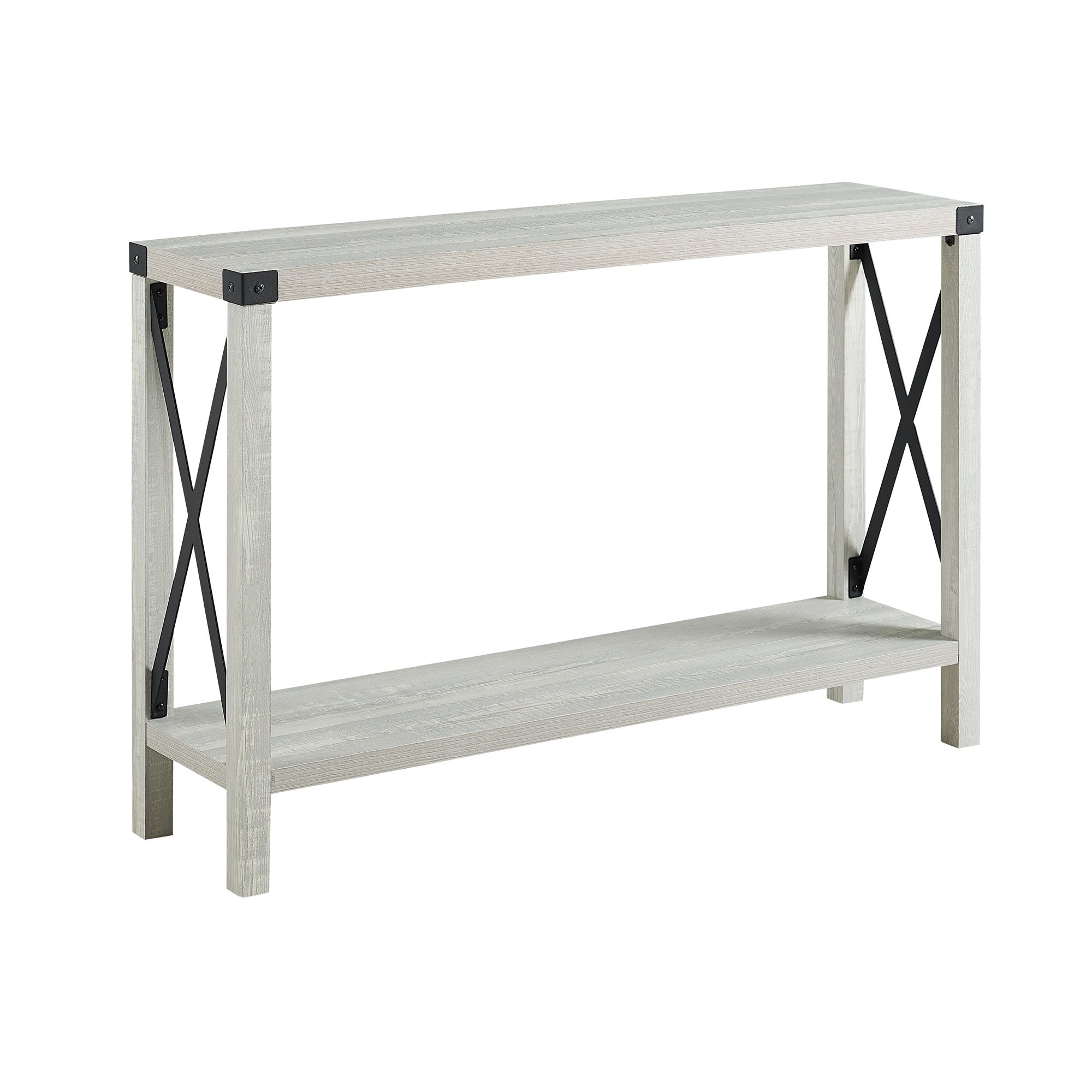 Nebularix Metal-X Entry Table with Lower Shelf - Consoles
