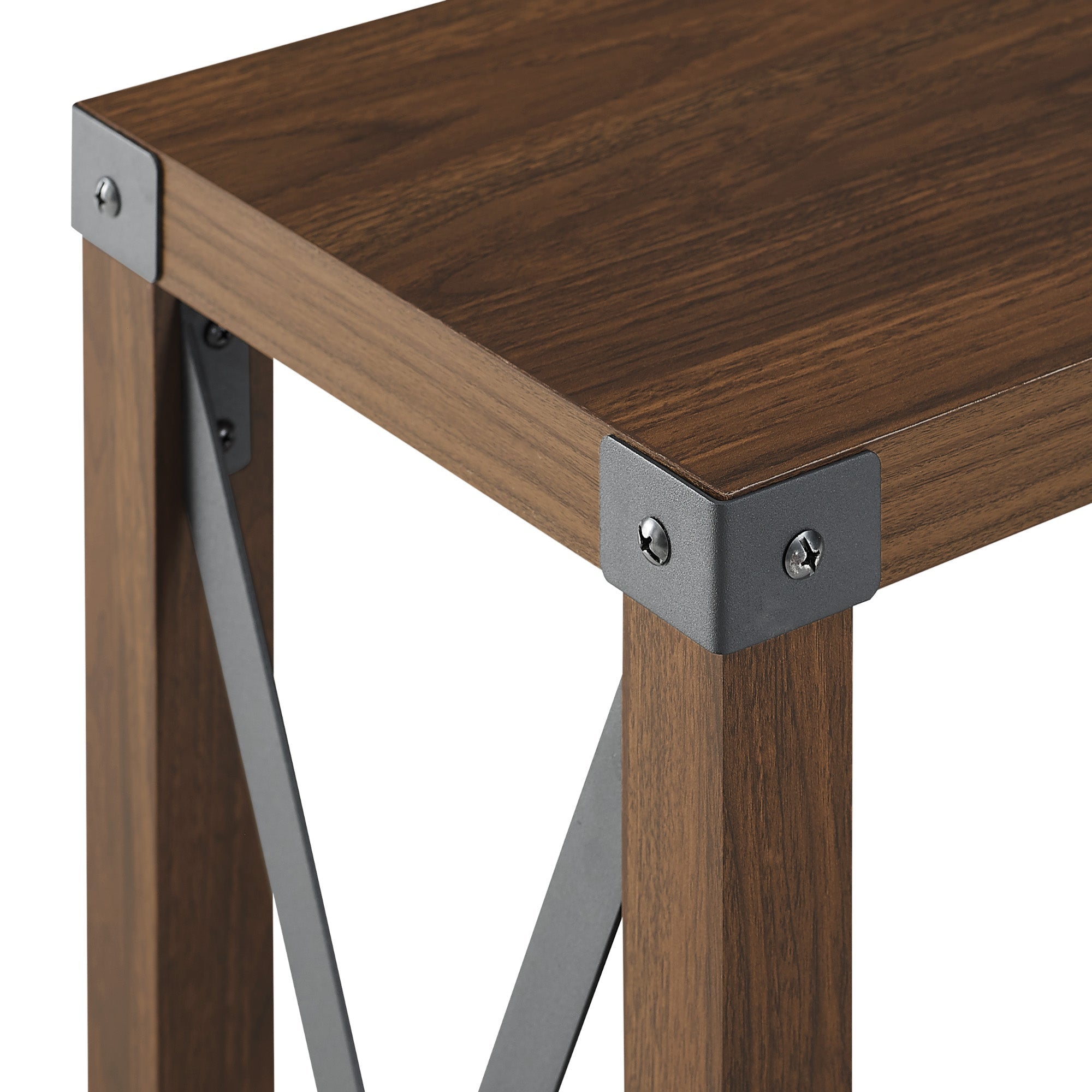 Nebularix Metal-X Entry Table with Lower Shelf - Consoles