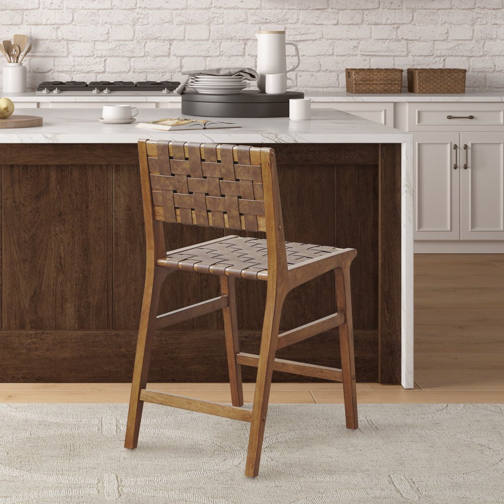 Pier 1 Nebuluxe Woven Counter Stool - Thumbnail 5
