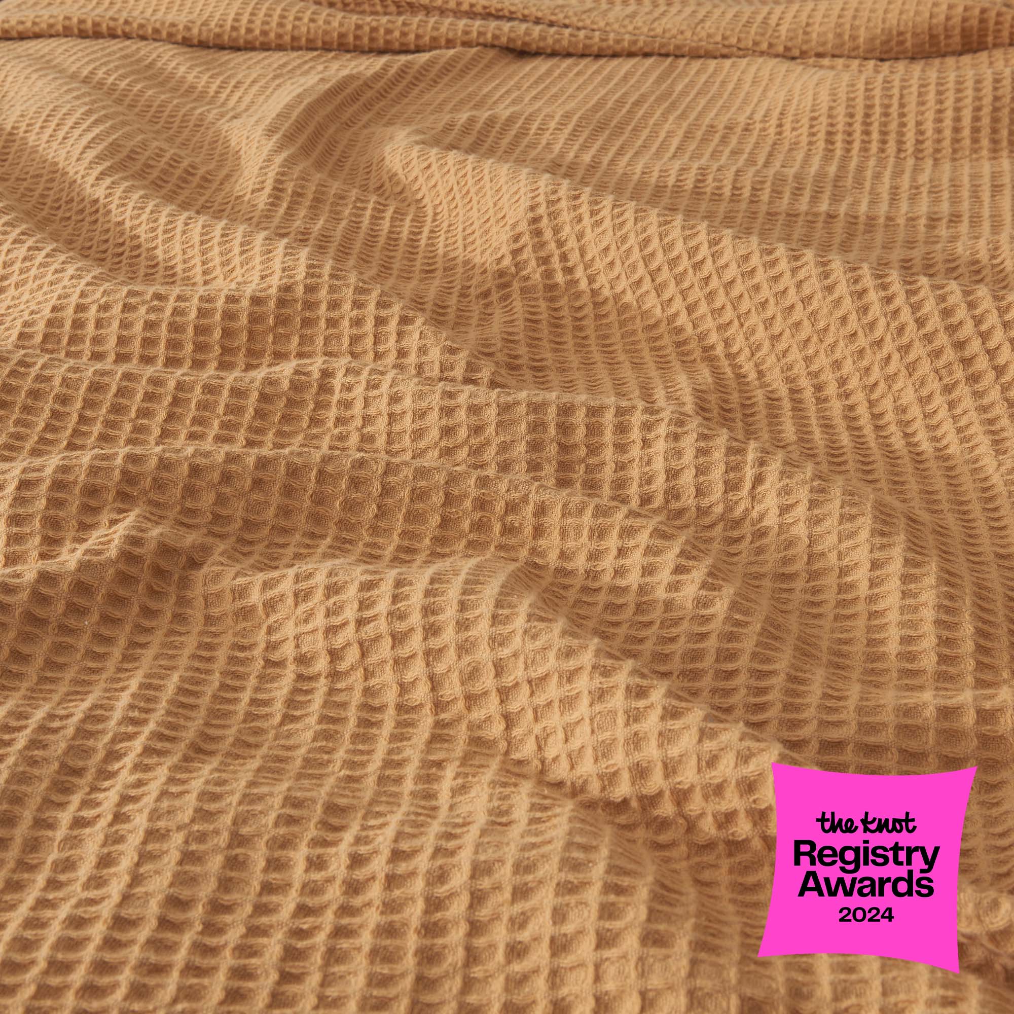 100% Cotton Waffle Weave Blanket