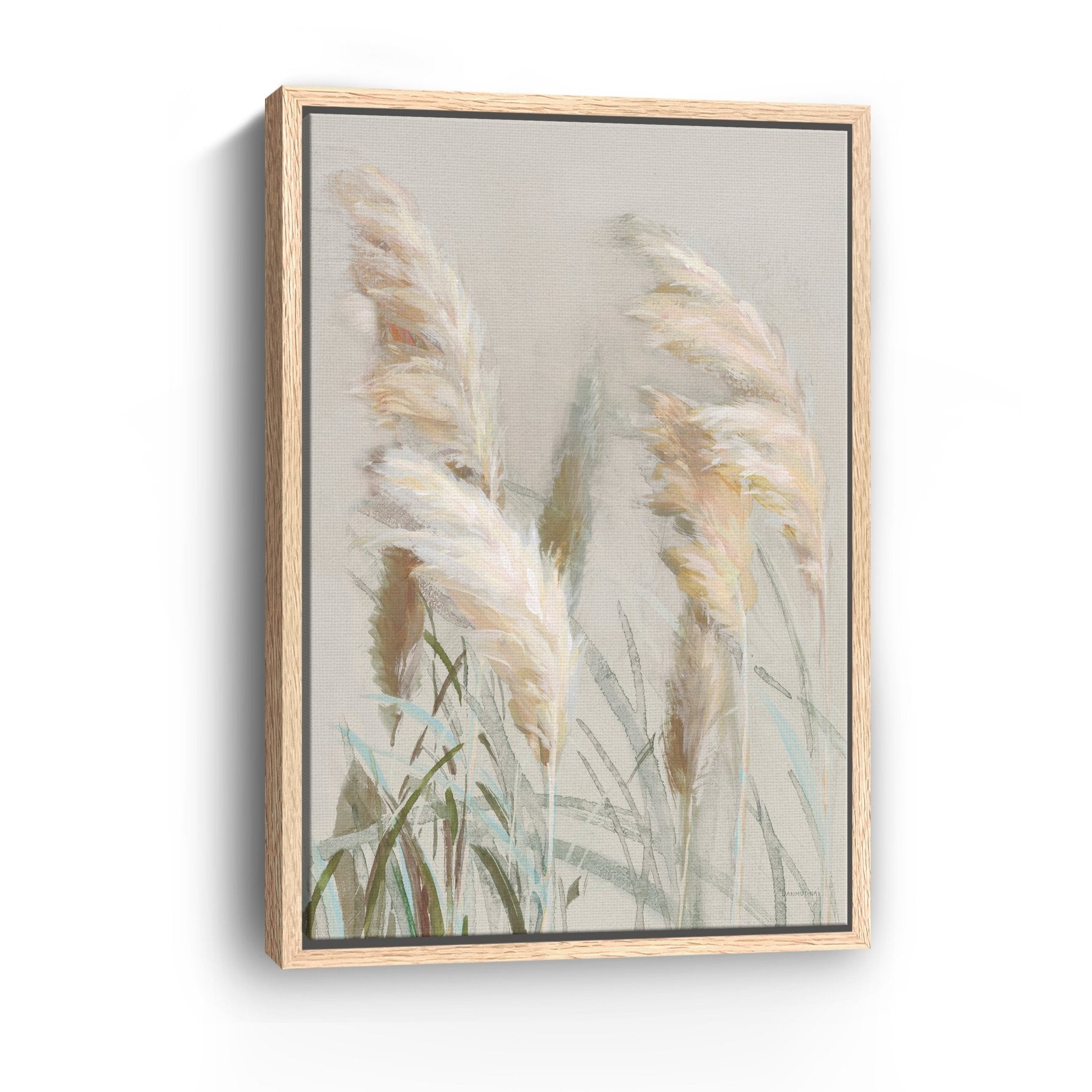 Neutral Grasses III Canvas Giclee - Canvas Wall Art