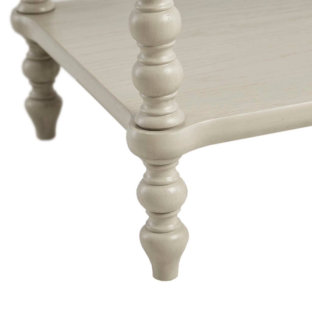 Nightstand with 1 Drawer and Turned Legs - Nightstands