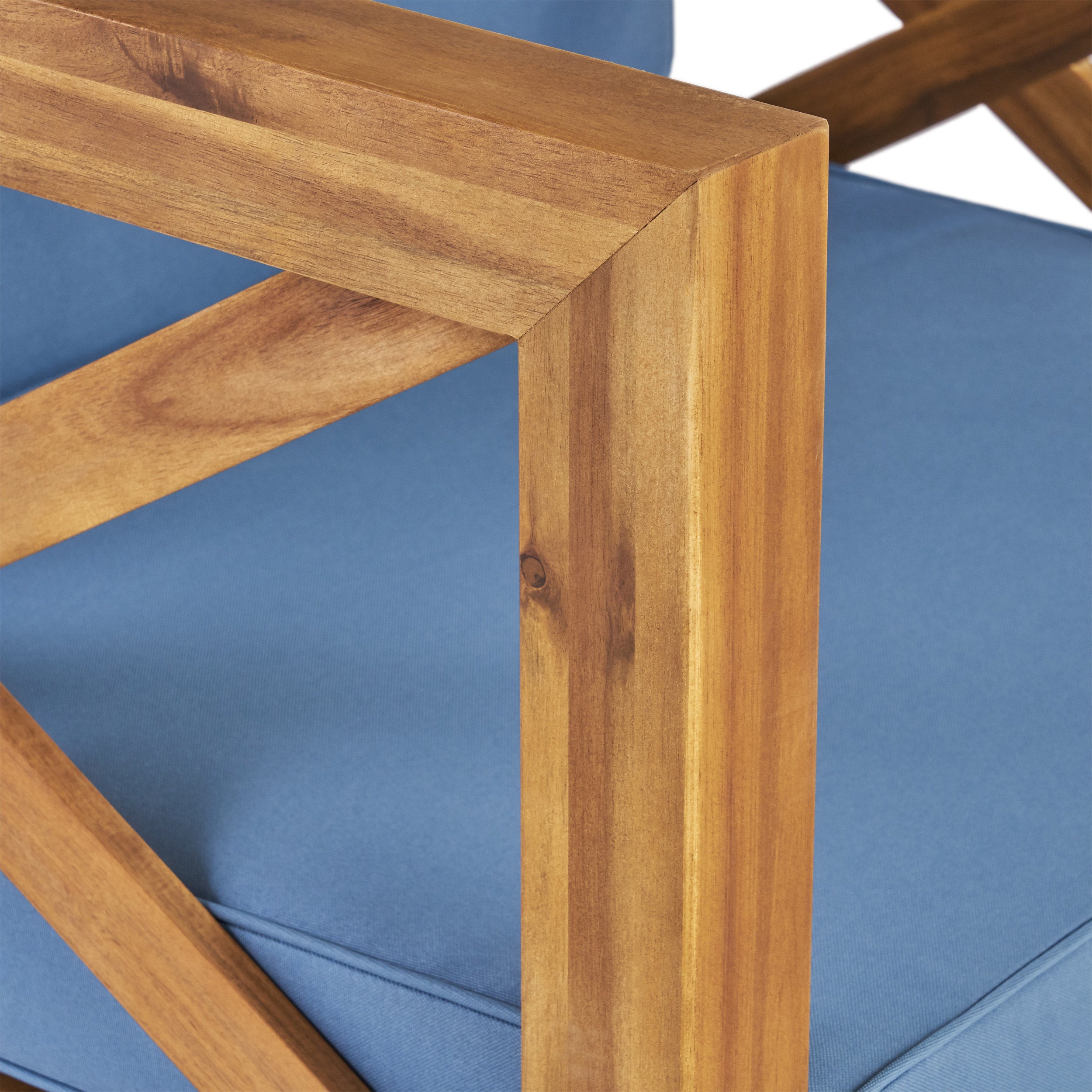 Brava Outdoor Club Chair with Water-Resistant Cushions