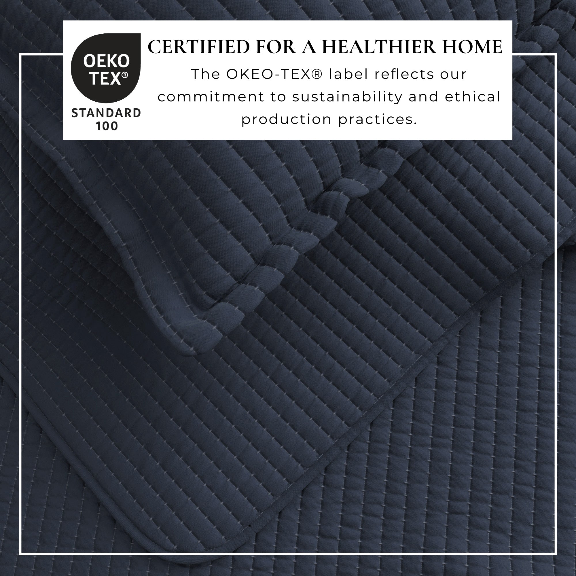 Stitched Quilt Set with Shams