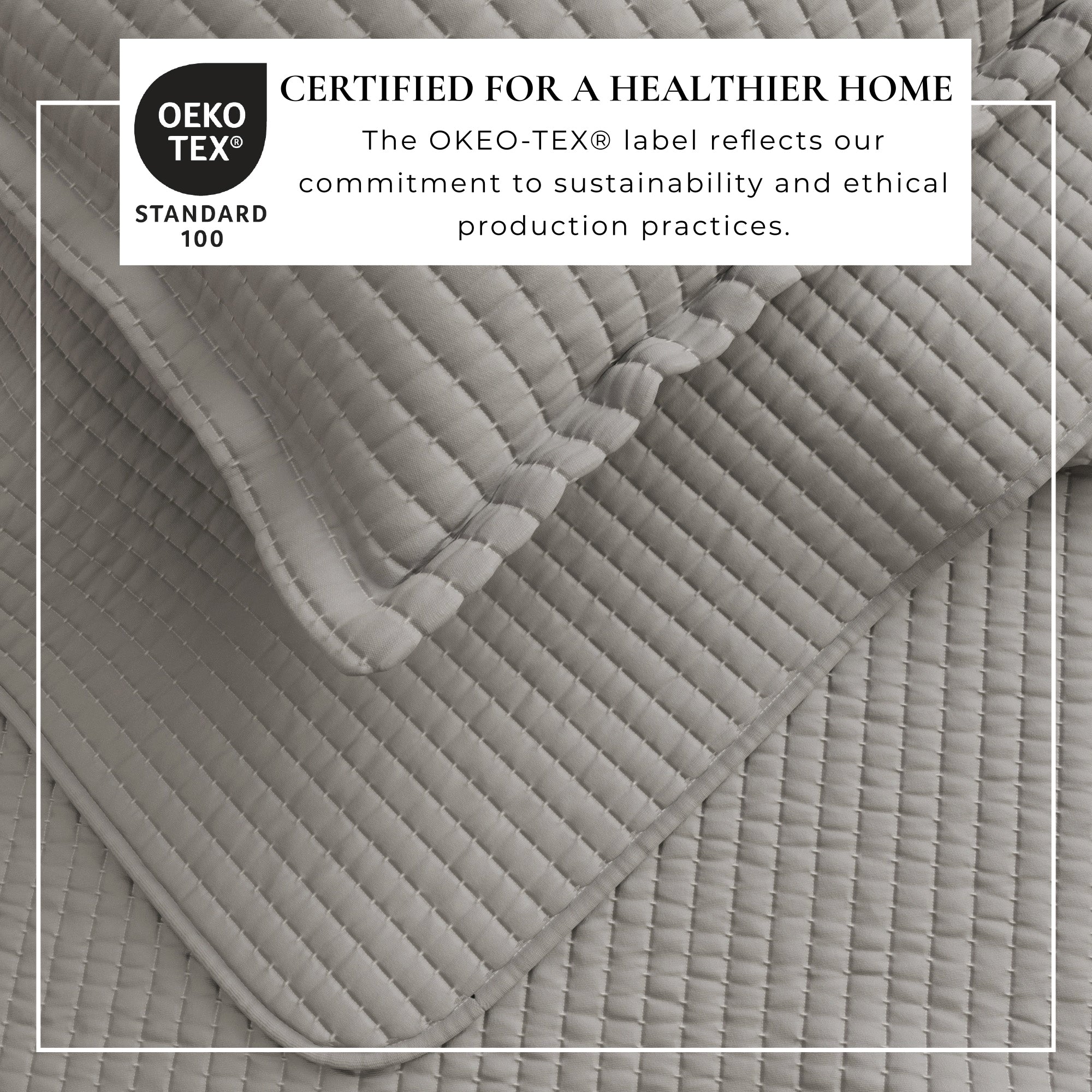 Stitched Quilt Set with Shams