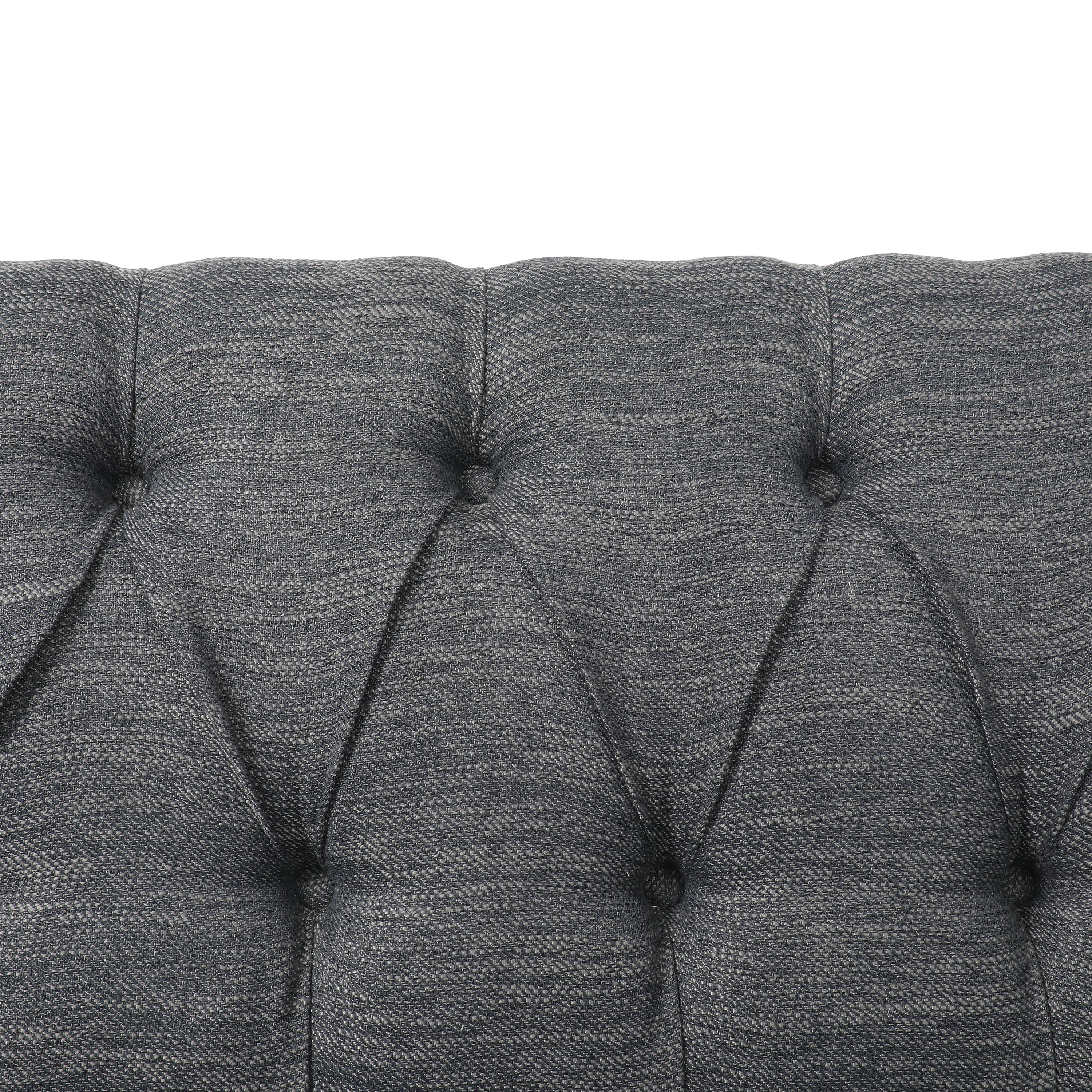 Sophisticated Loveseat with Diamond-Stitched Detailing