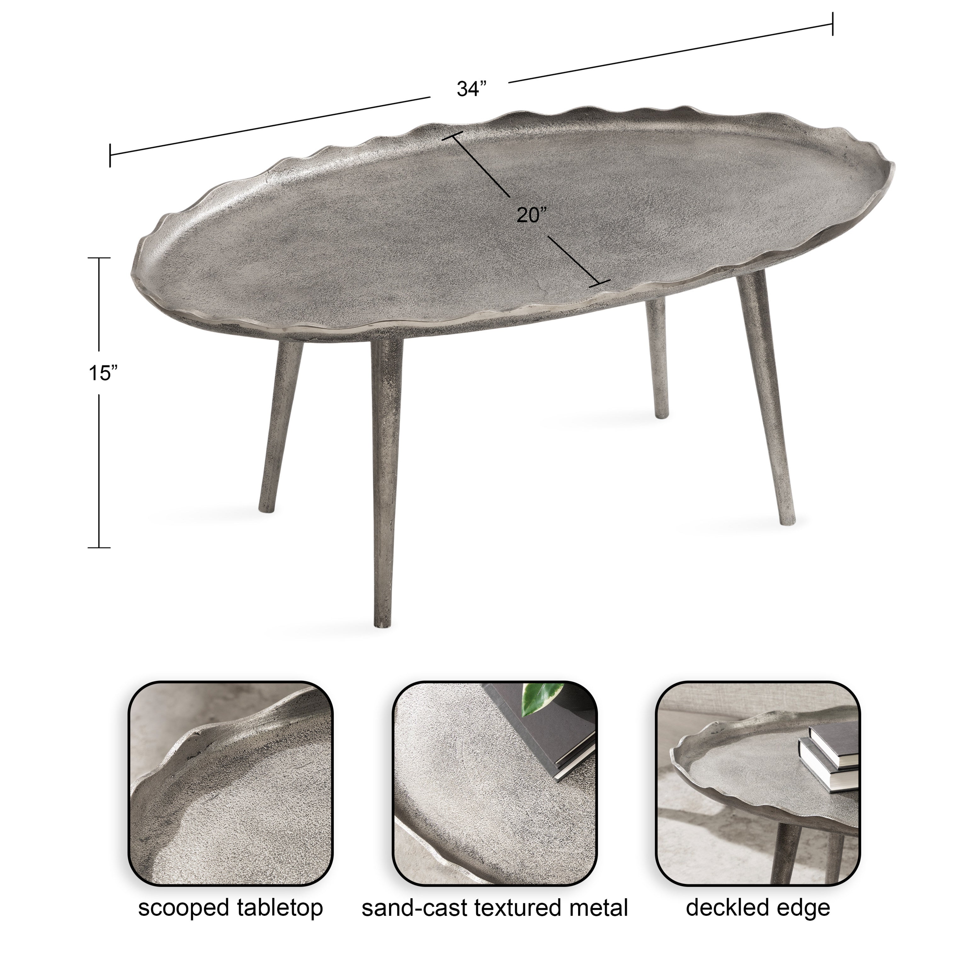 Alessia Oval Coffee Table – Pier 1