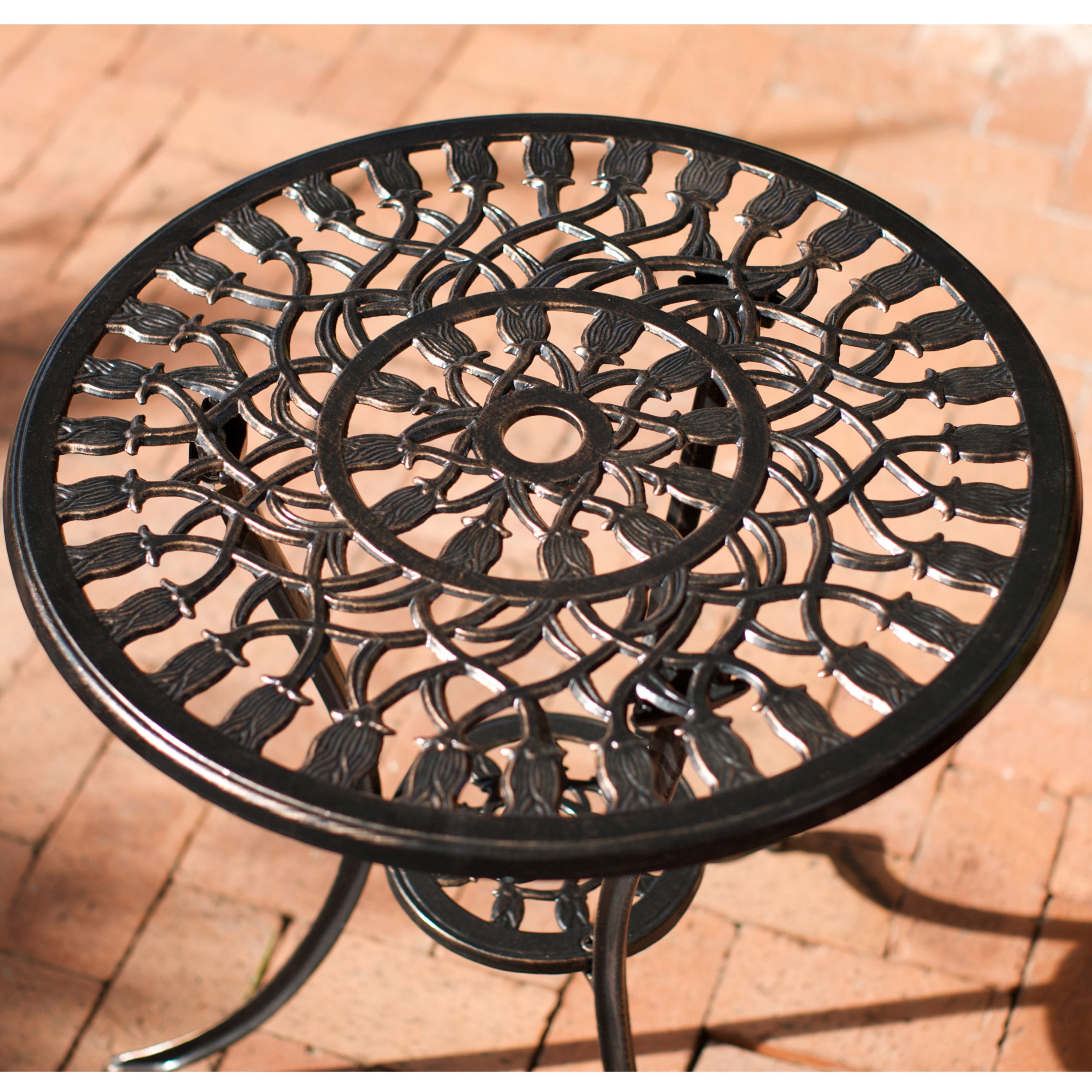 Nassau Outdoor Cast 3-Piece Bistro Set
