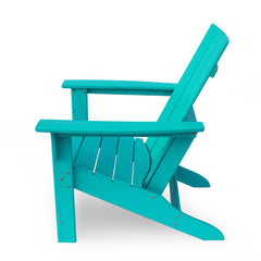 Outdoor Adirondack Chair with Wooden Frame - Outdoor Patio Chair