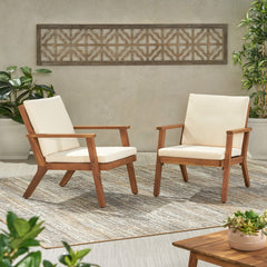 Outdoor Club Chair with Cushion - Outdoor Seating