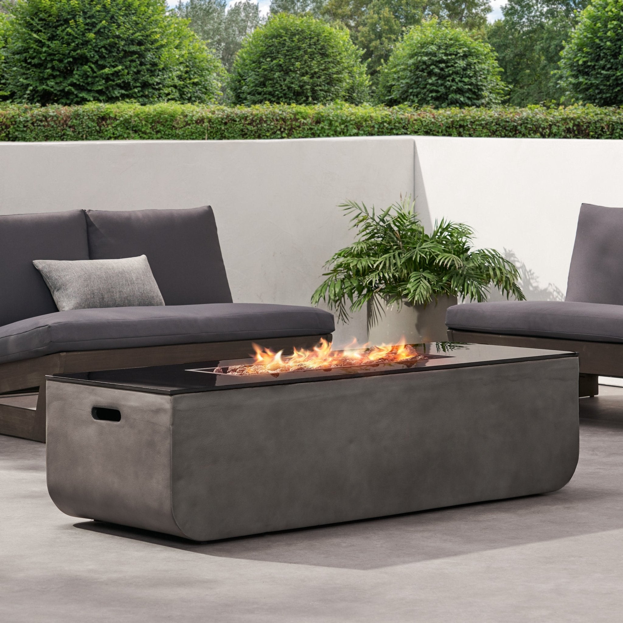 Outdoor Concrete Firepit - Firepits