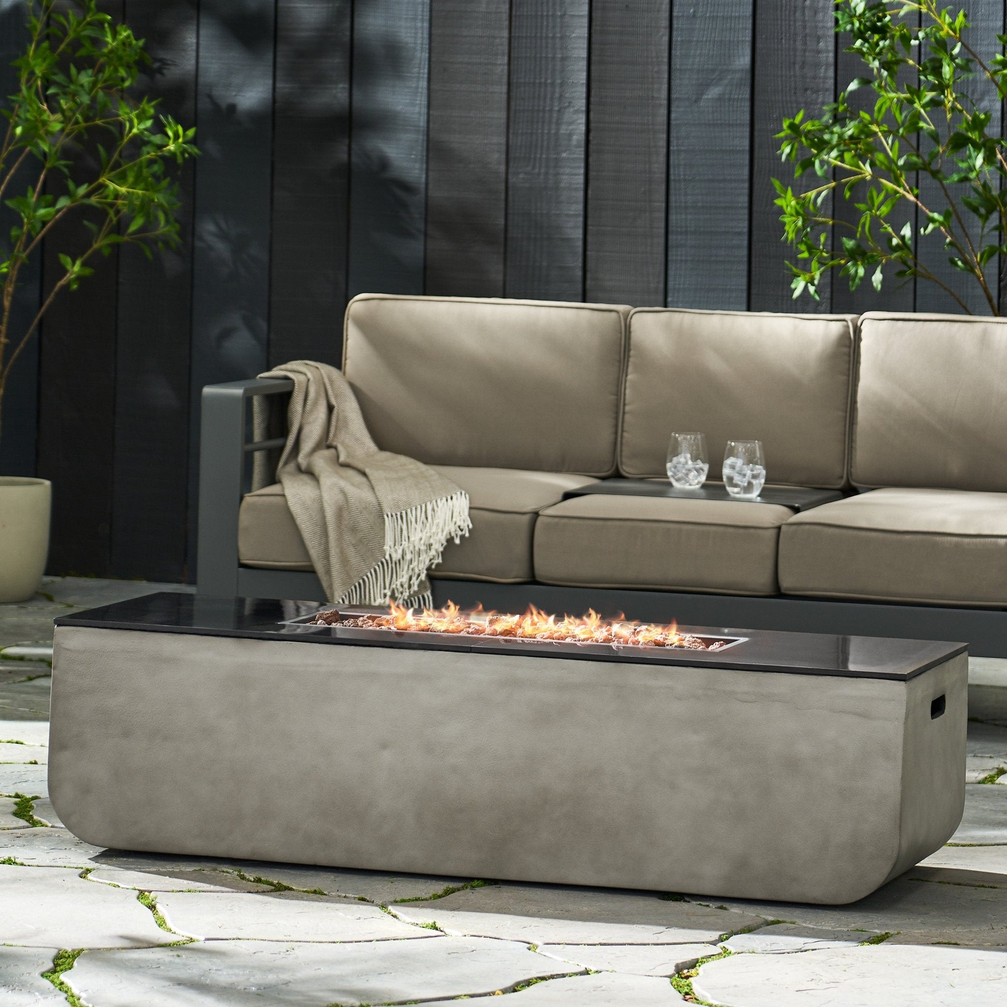 Outdoor Concrete Firepit - Firepits