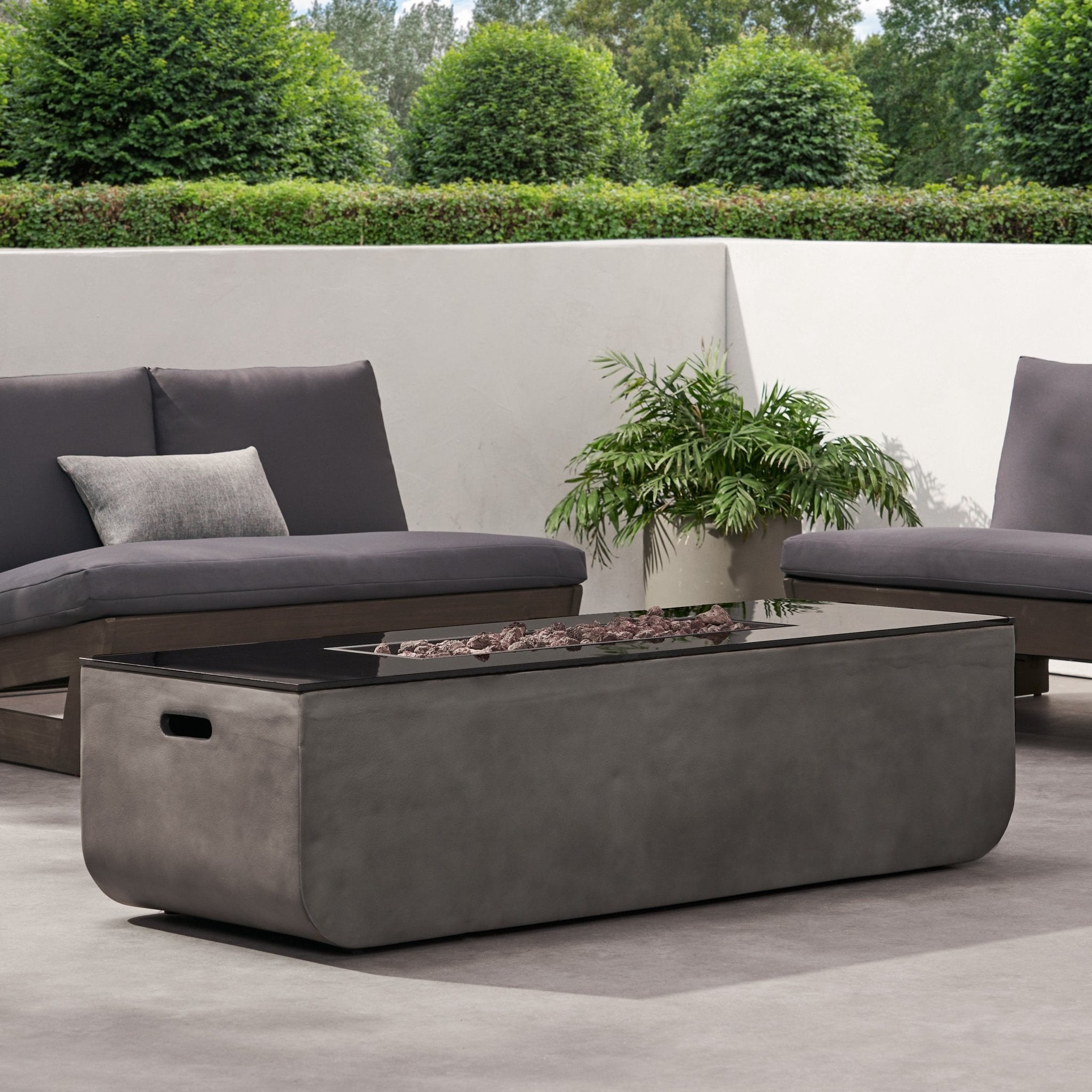 Outdoor Concrete Firepit - Firepits
