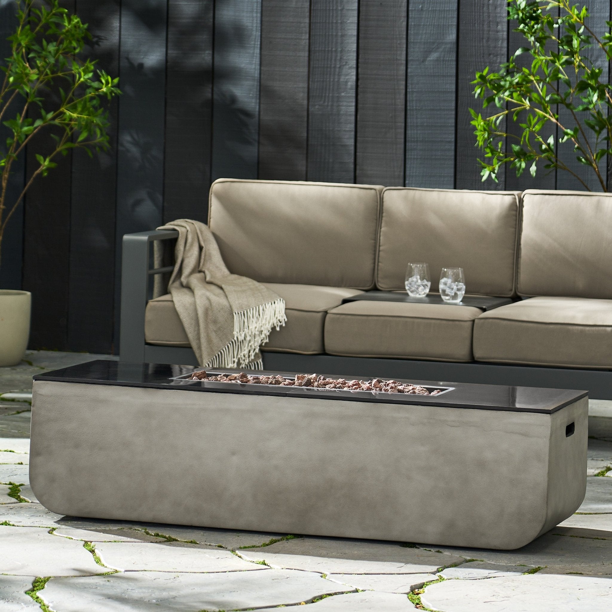 Outdoor Concrete Firepit - Firepits