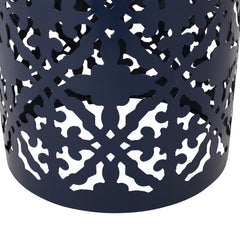 Outdoor Lace-cut Metal Side Table - Side Tables