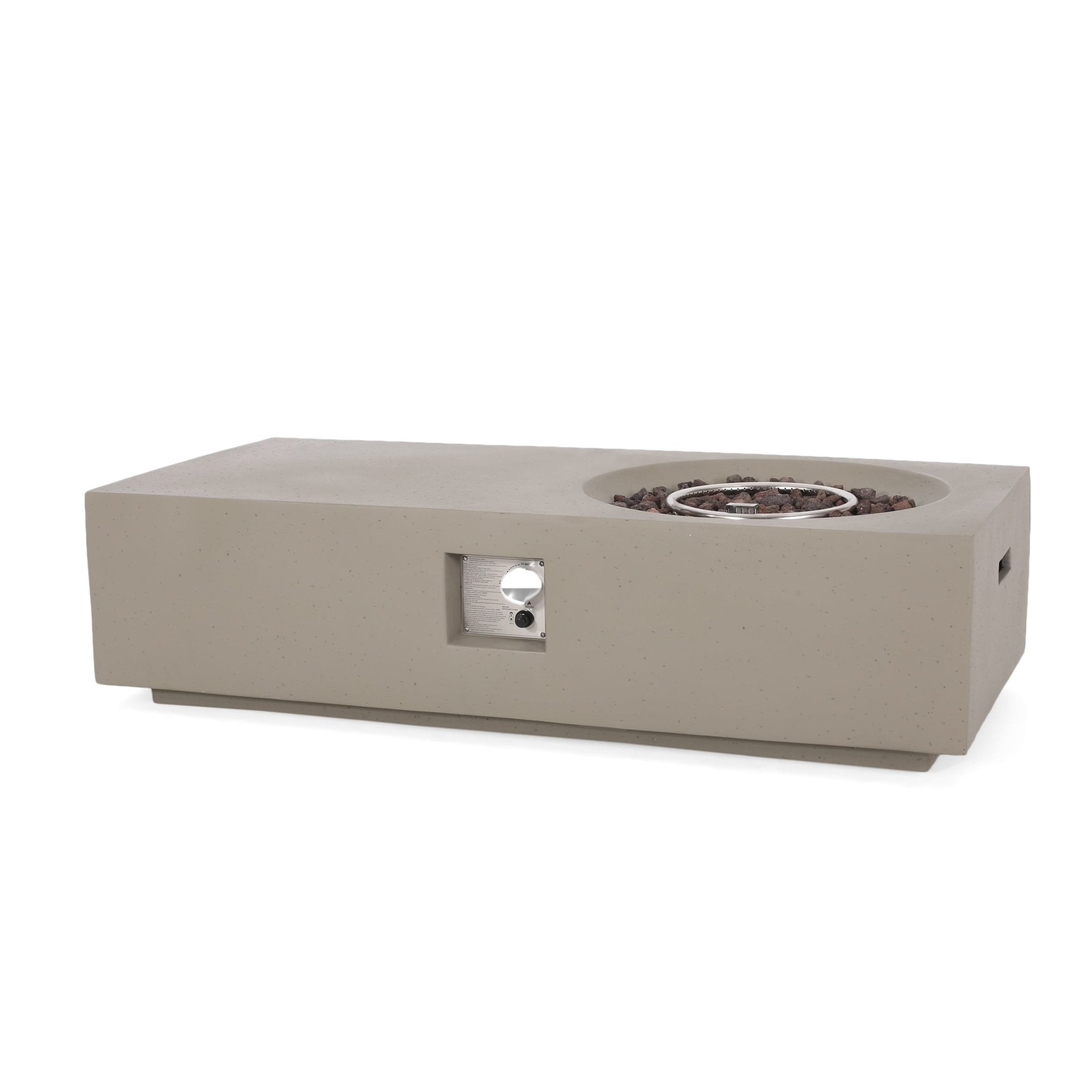 Outdoor Magnesium Oxide Firepit with Rectangle Shape - Firepits