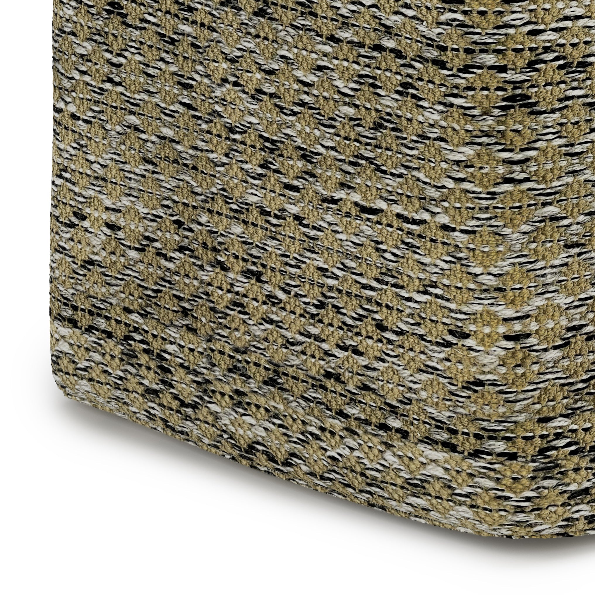Outdoor Multi-functional Square Woven Pouf with Water and UV Ray Resistant - Pouf