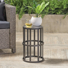 Outdoor Powder Coated Side Table - Side Tables