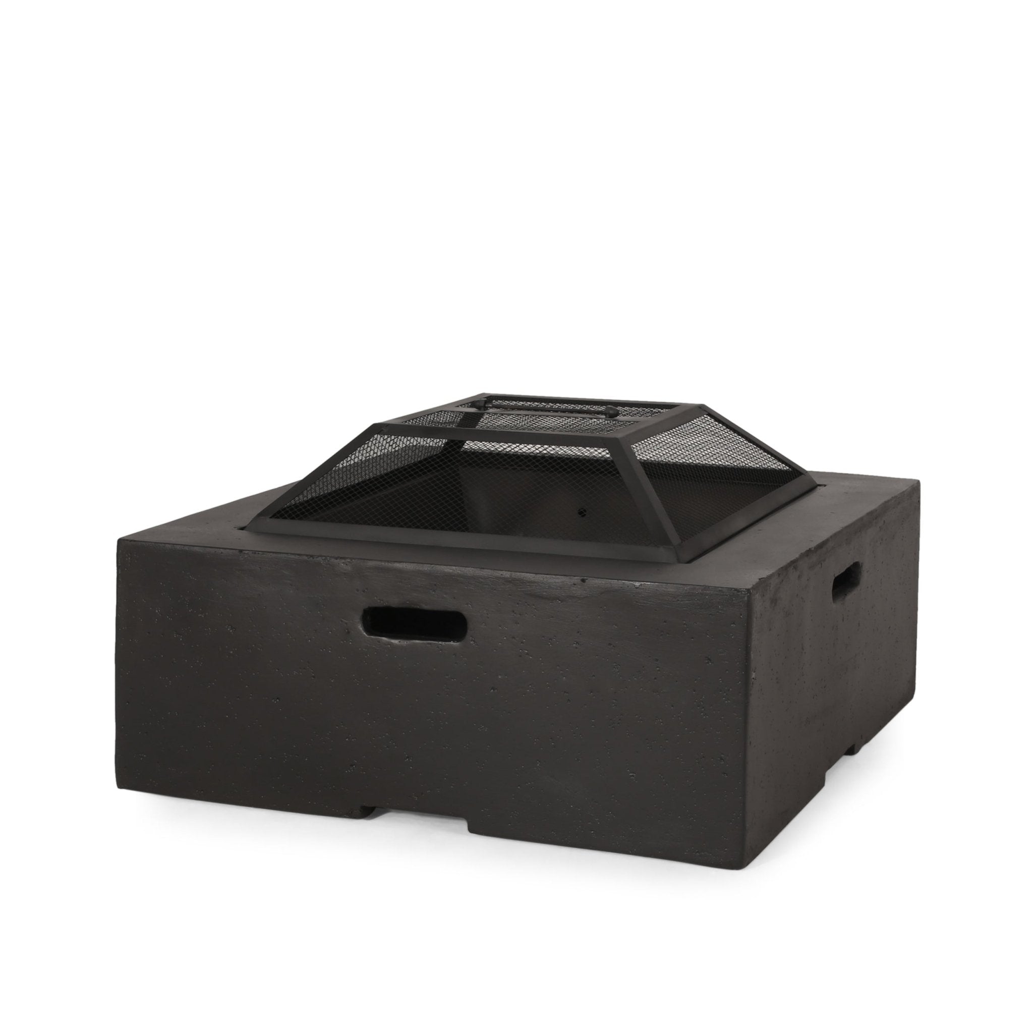 Outdoor Square Wood Burning Firepit - Firepits