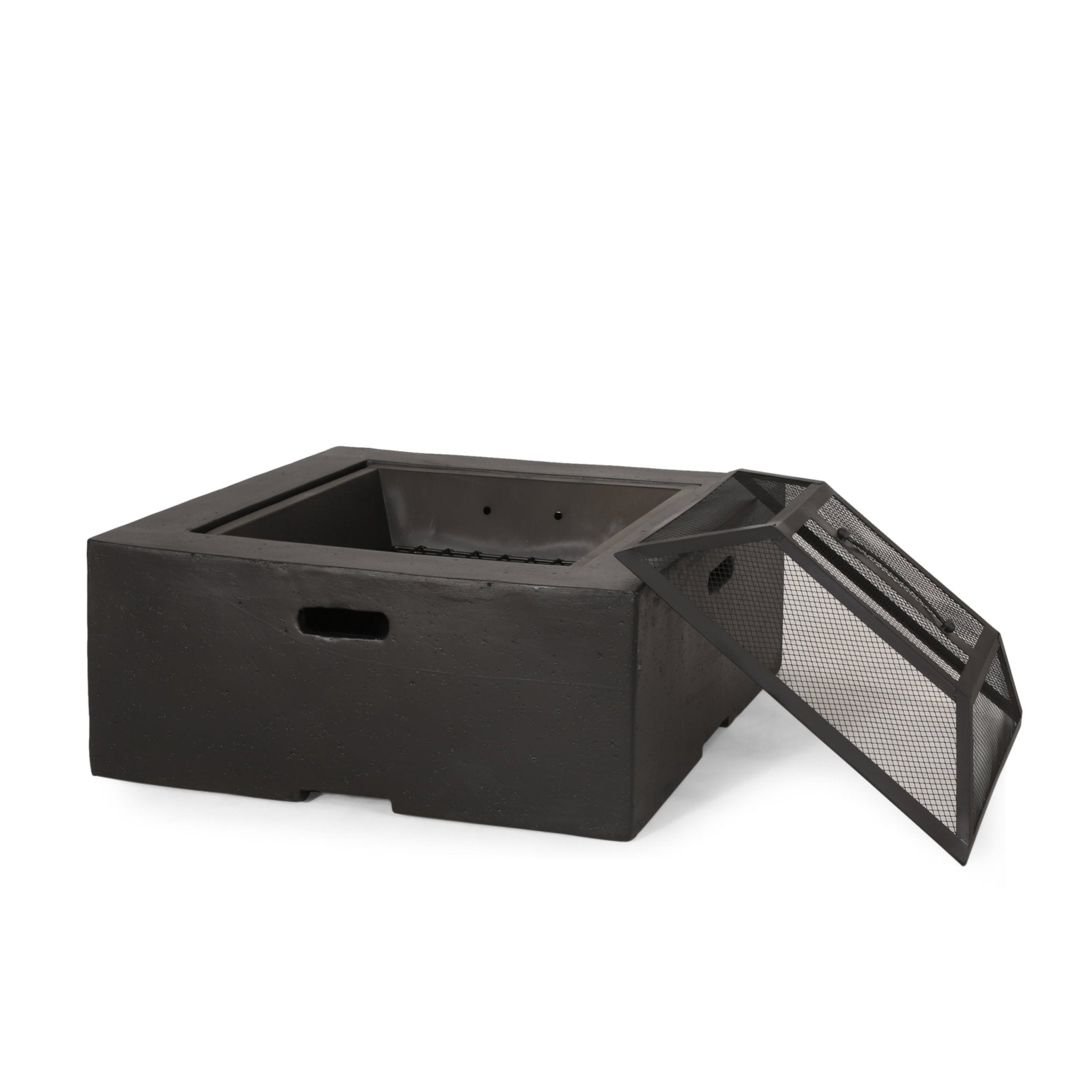 Outdoor Square Wood Burning Firepit - Firepits