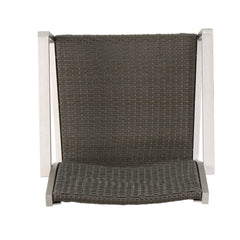 Outdoor Wicker Dining Chair with Aluminum Frame - Outdoor Seating
