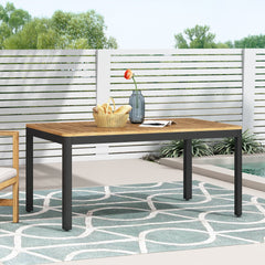 Outdoor Wooden Table with Anti Slip Sole - Outdoor Tables