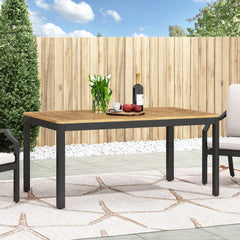Outdoor Wooden Table with Anti Slip Sole - Outdoor Tables