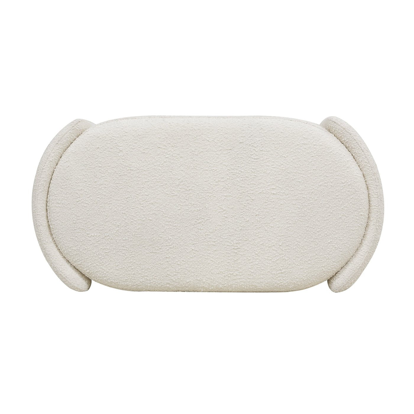 Oval Lid - Up Upholstered Storage Bench with 3 Compartments - Storage Benches & Ottomans