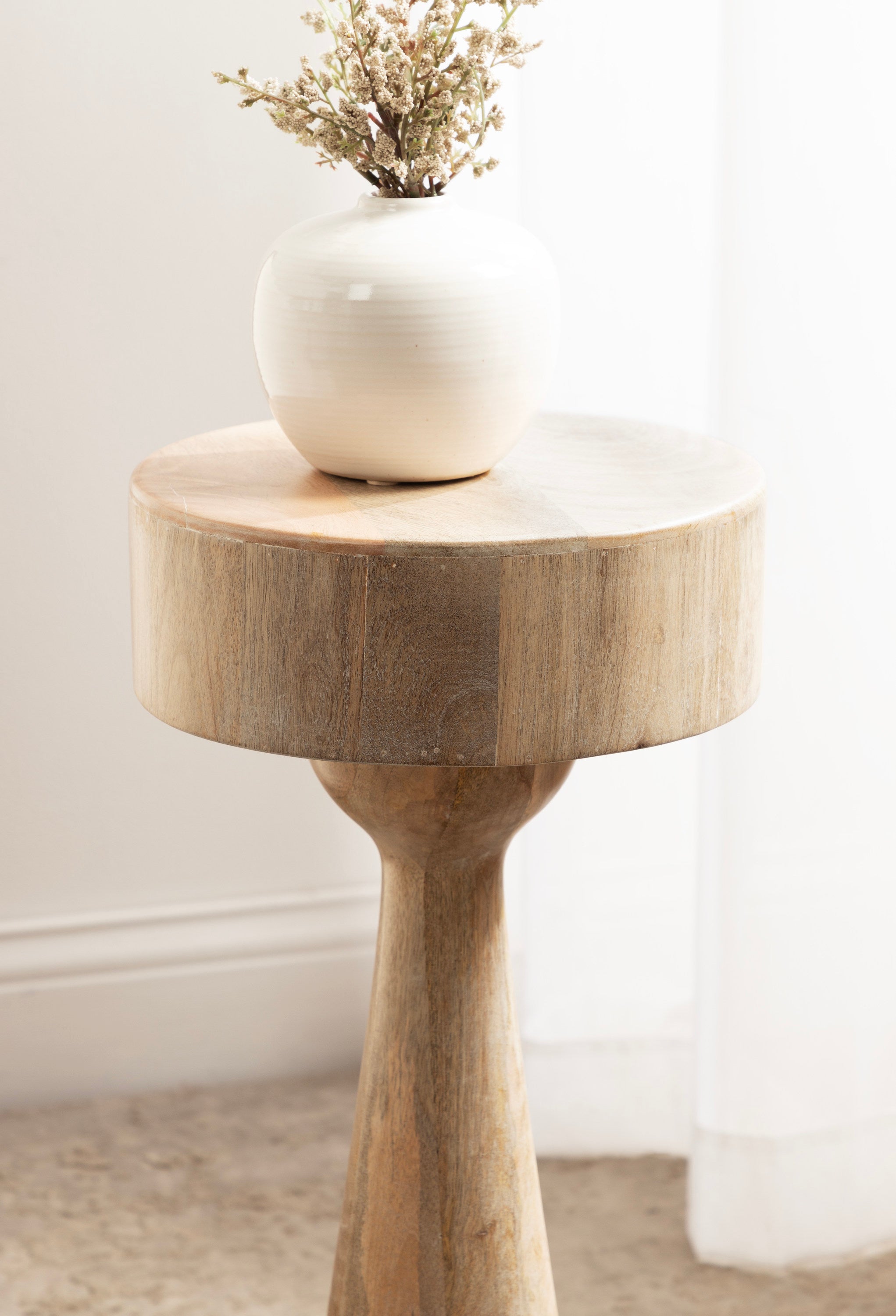 Solbrett Wood Drink Table