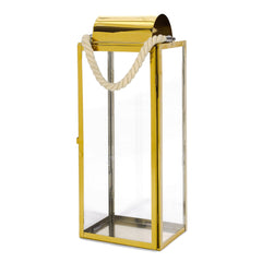 Paradigm 22"H Outdoor Stainless Steel Lantern with Rope Handle - Lanterns