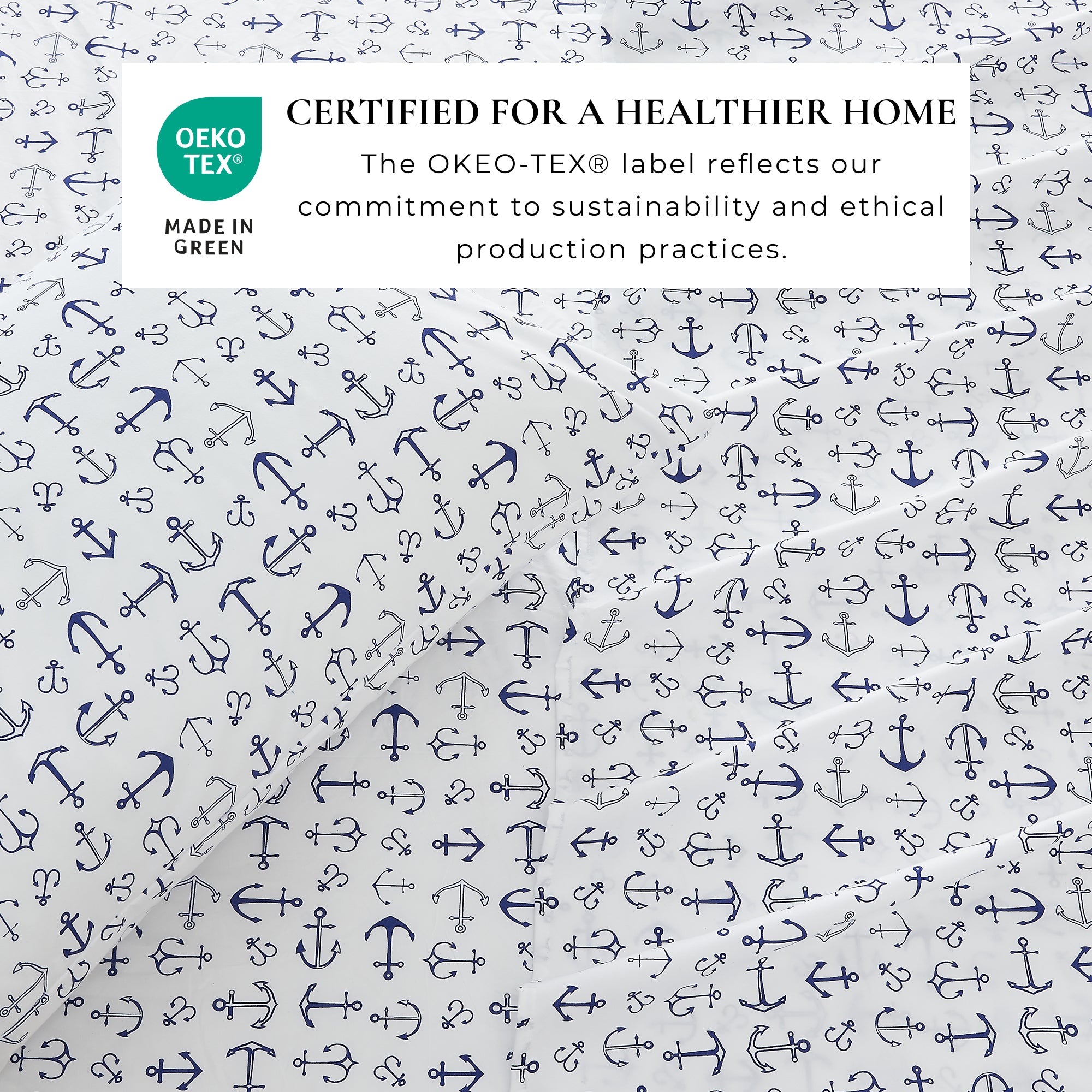 Coastal Printed Microfiber Sheet Set