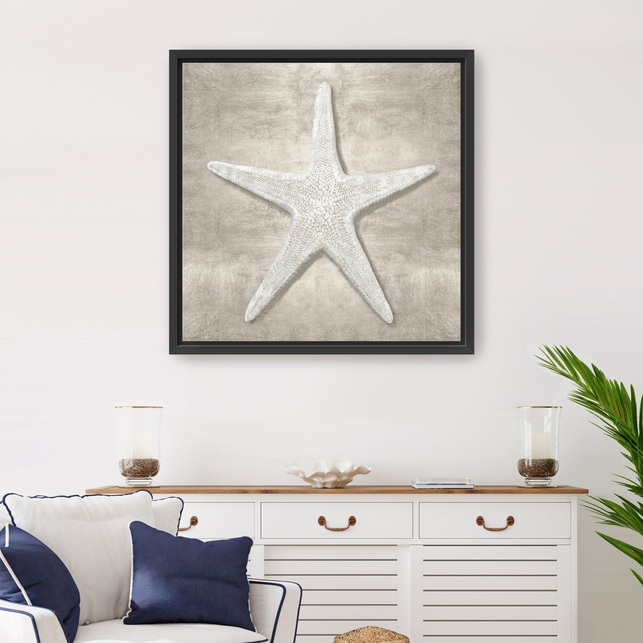 Pewter Seashells III Canvas Giclee - Canvas Wall Art