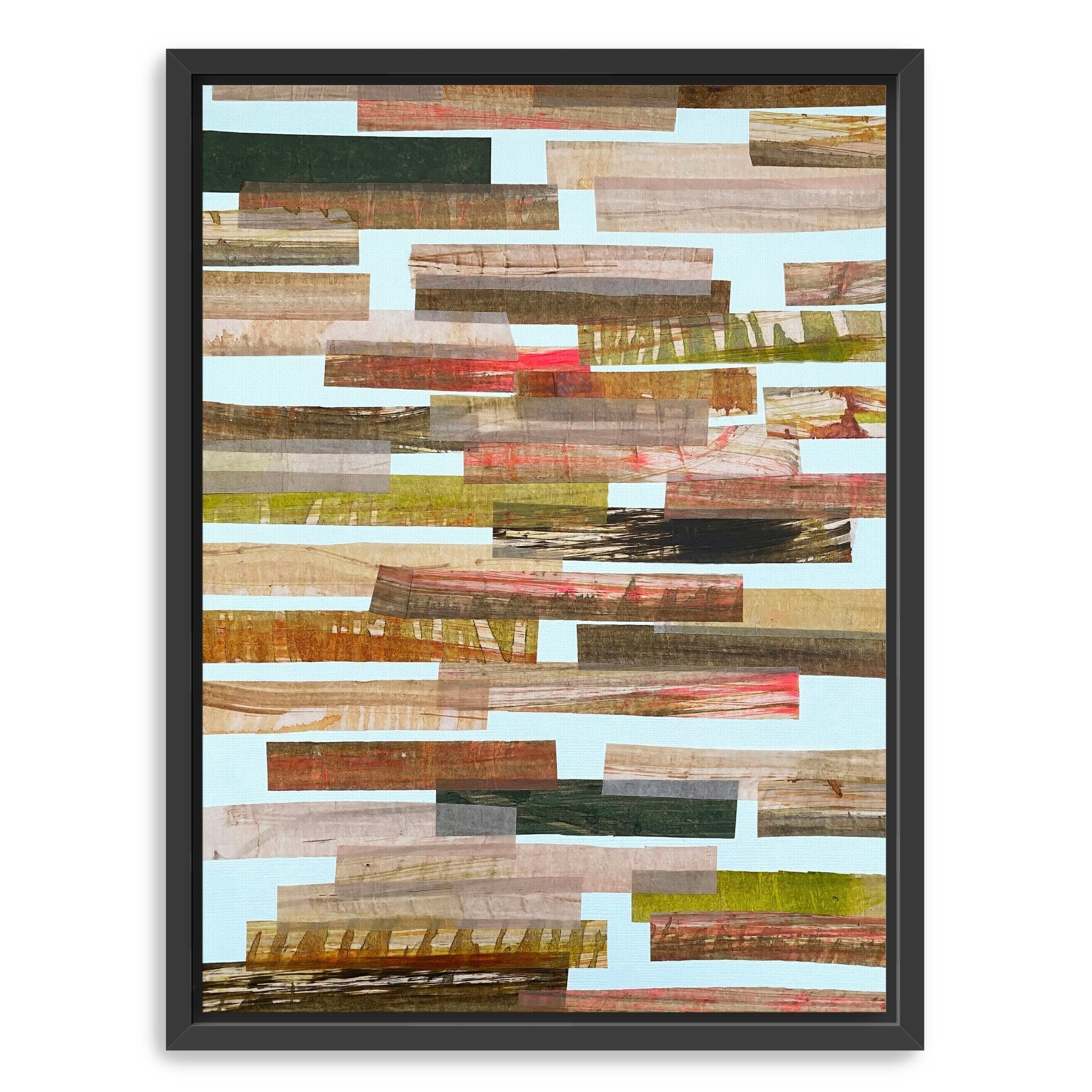 Pink And Brown Horizontal Canvas Giclee - Canvas Wall Art