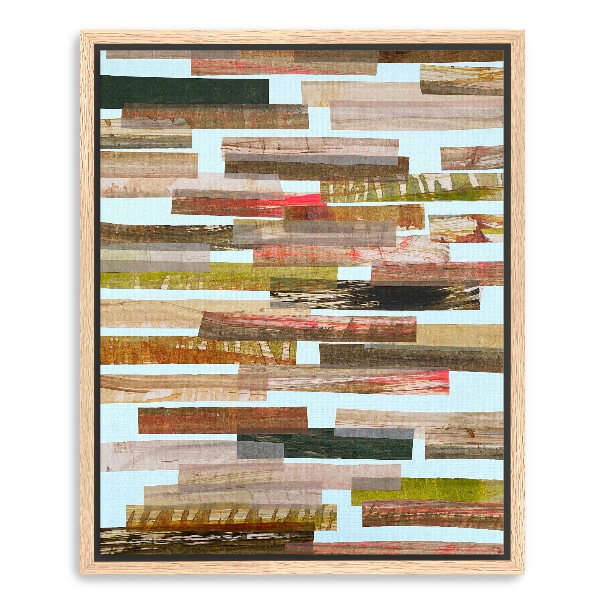 Pink And Brown Horizontal Canvas Giclee - Canvas Wall Art
