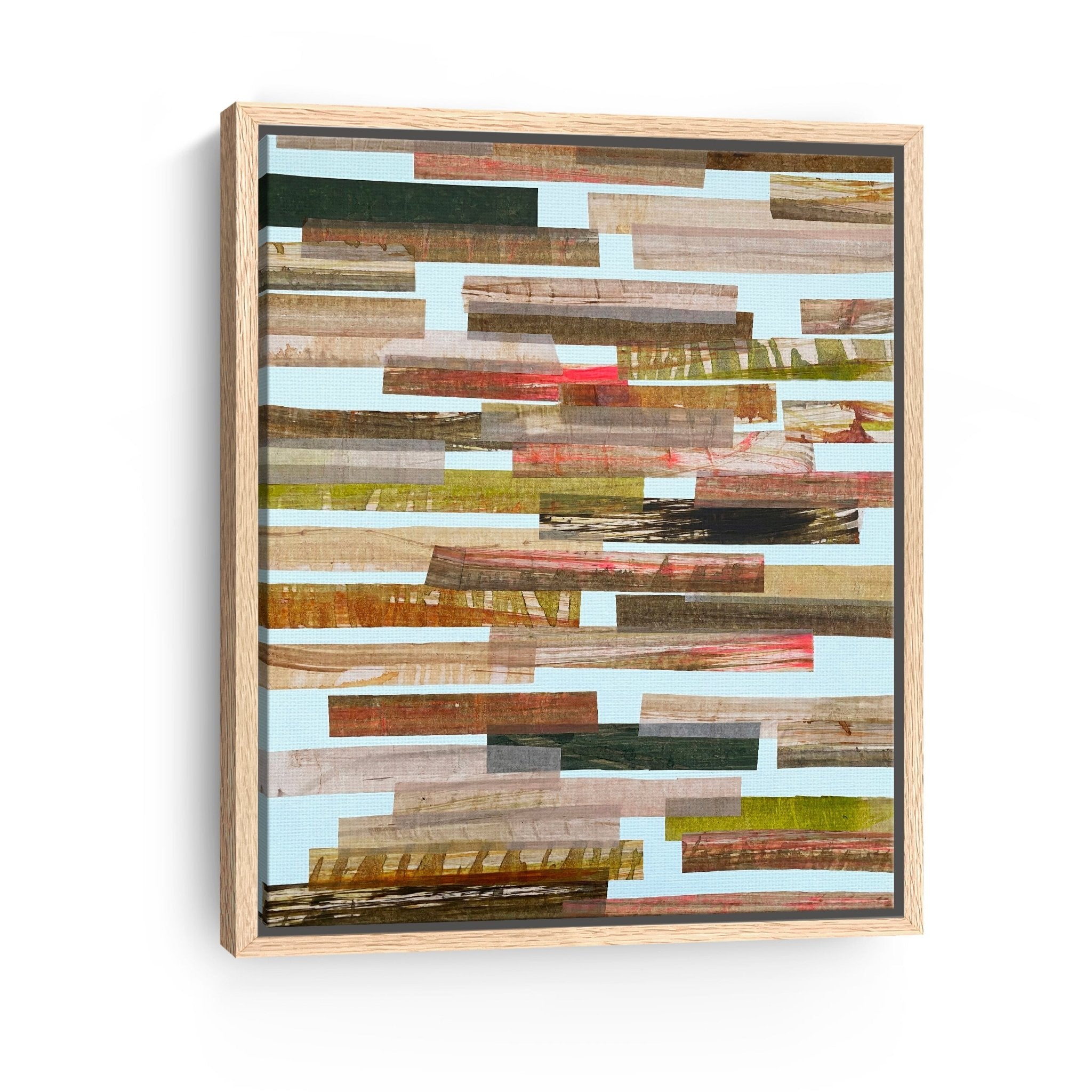 Pink And Brown Horizontal Canvas Giclee - Canvas Wall Art