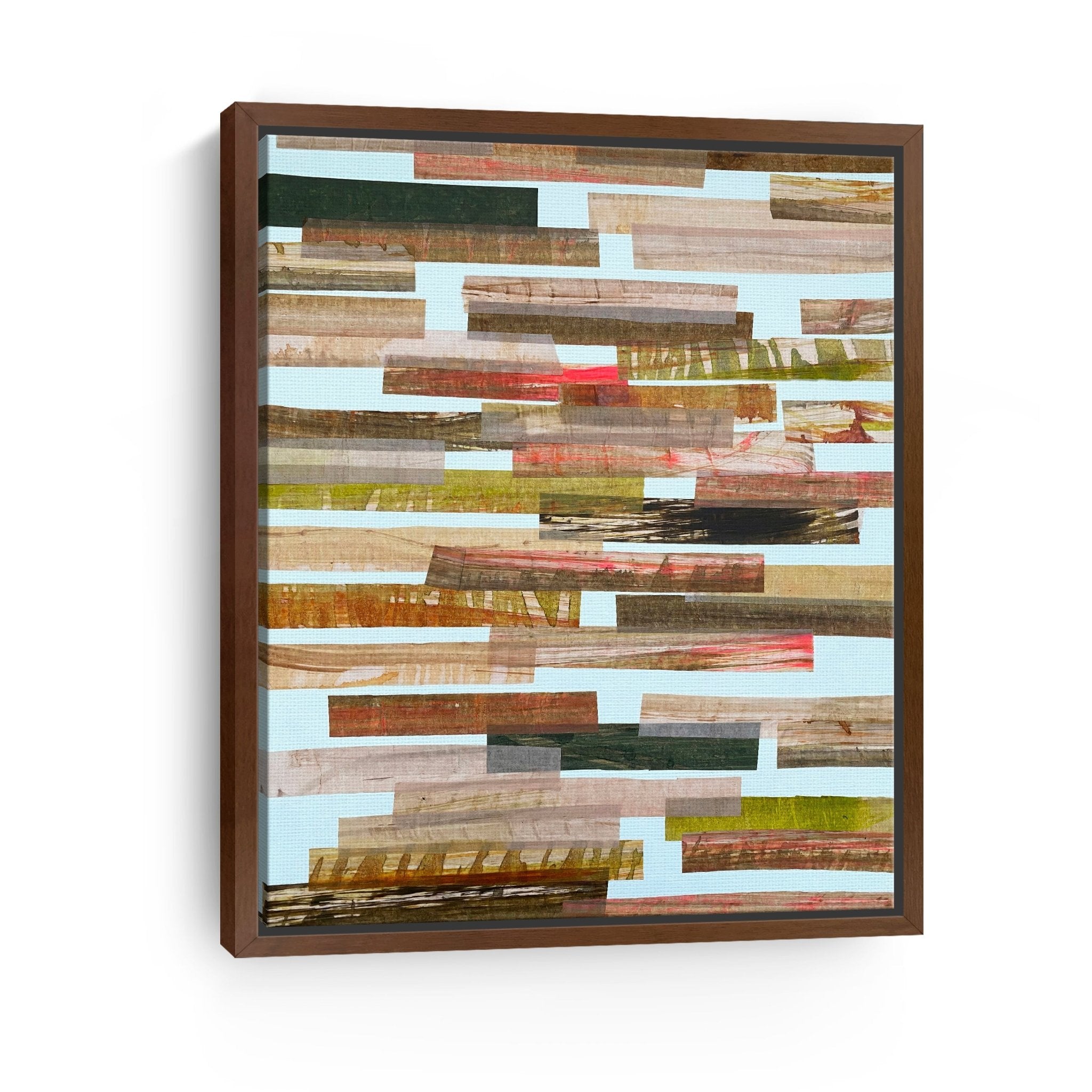 Pink And Brown Horizontal Canvas Giclee - Canvas Wall Art