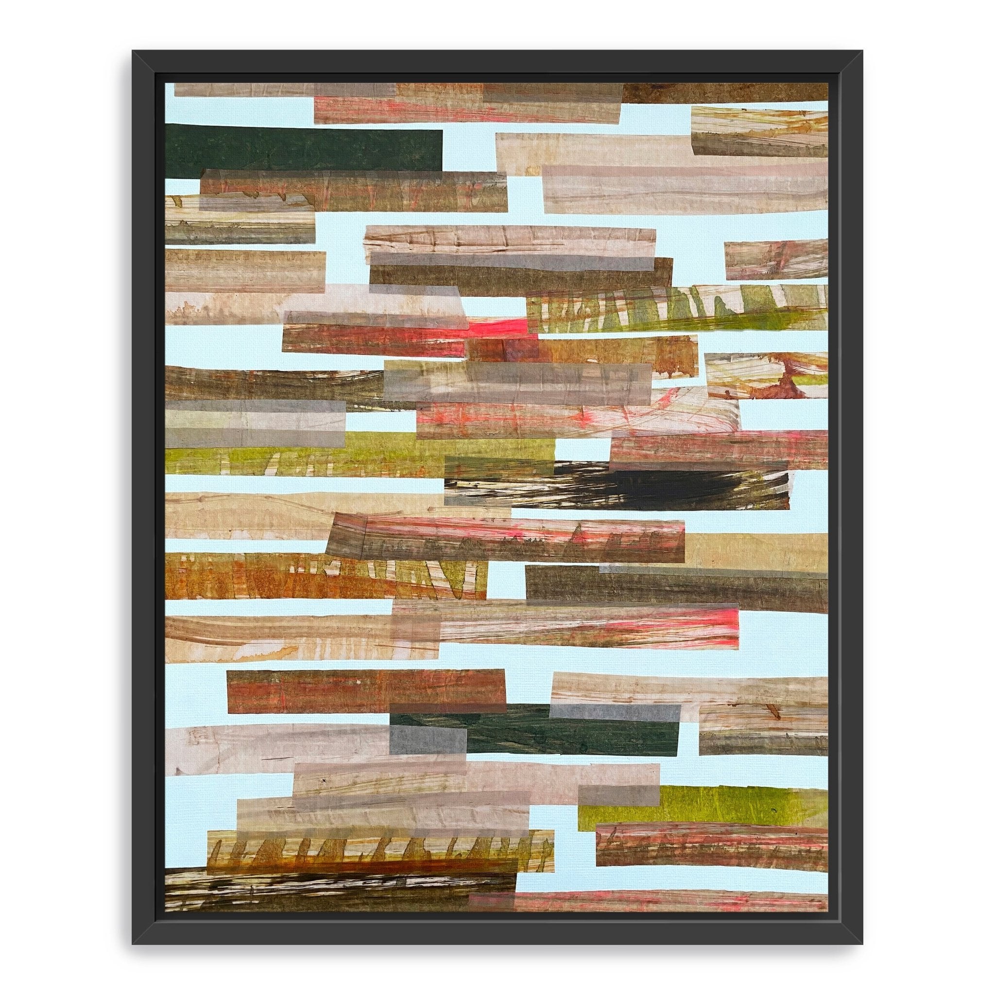 Pink And Brown Horizontal Canvas Giclee - Canvas Wall Art
