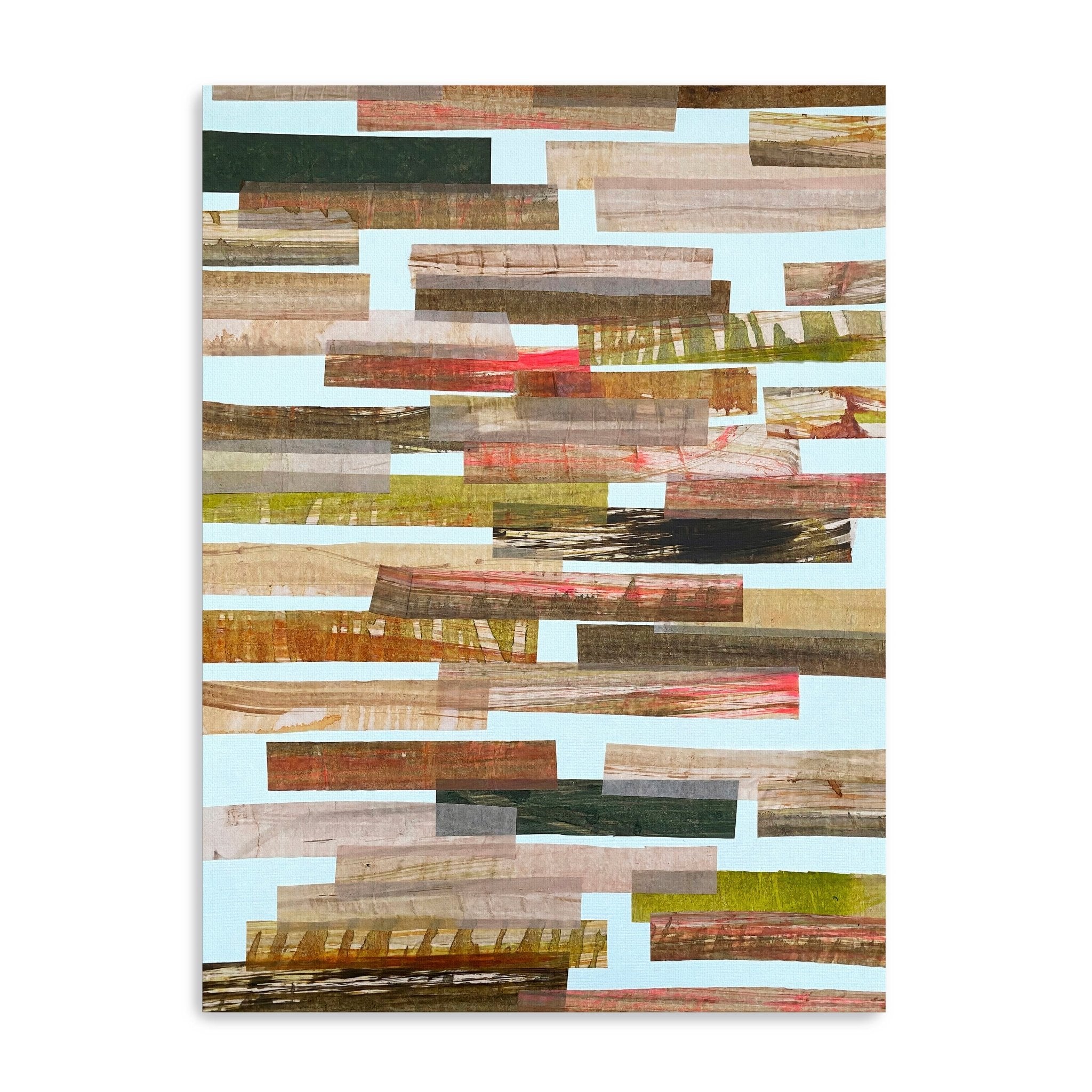 Pink And Brown Horizontal Canvas Giclee - Canvas Wall Art