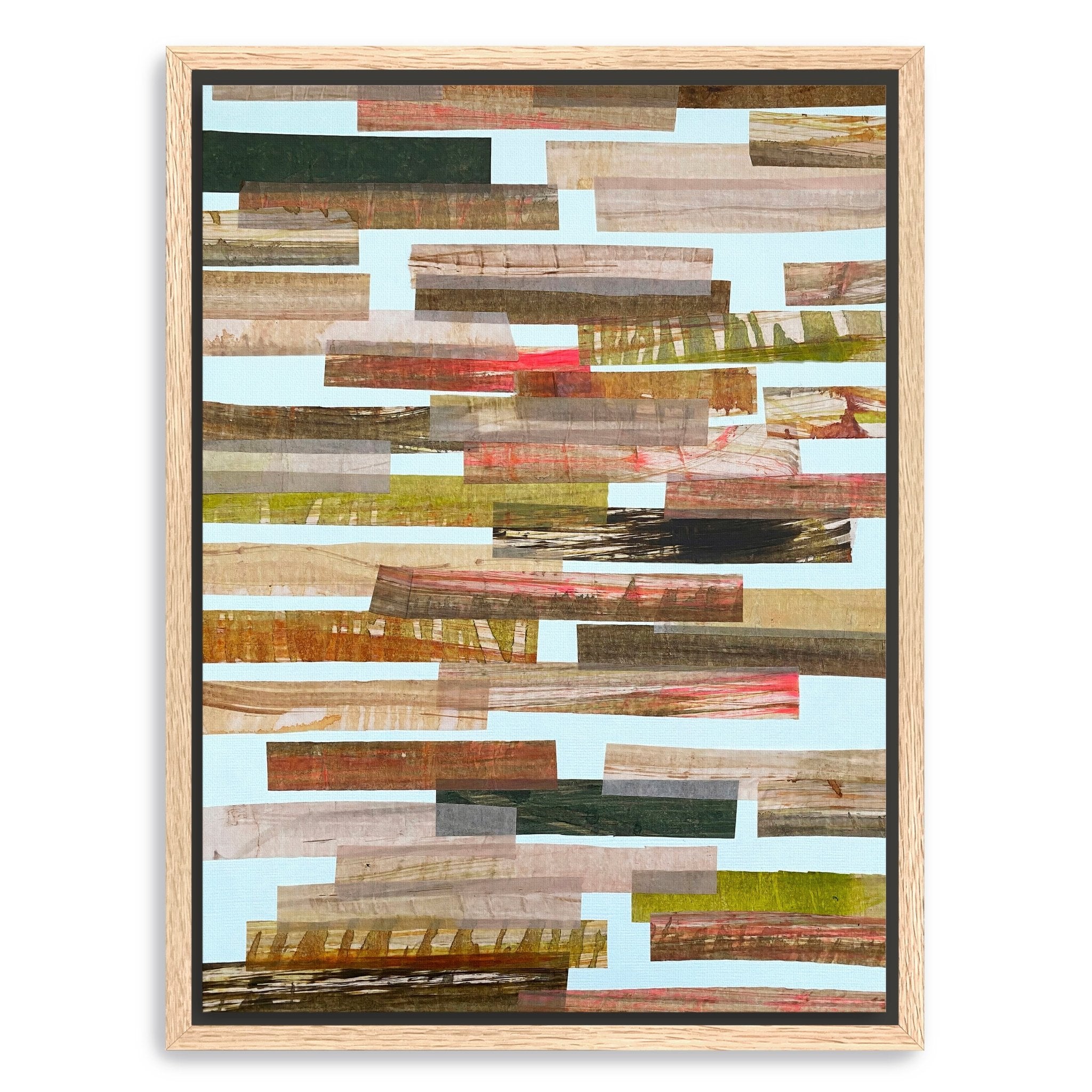 Pink And Brown Horizontal Canvas Giclee - Canvas Wall Art