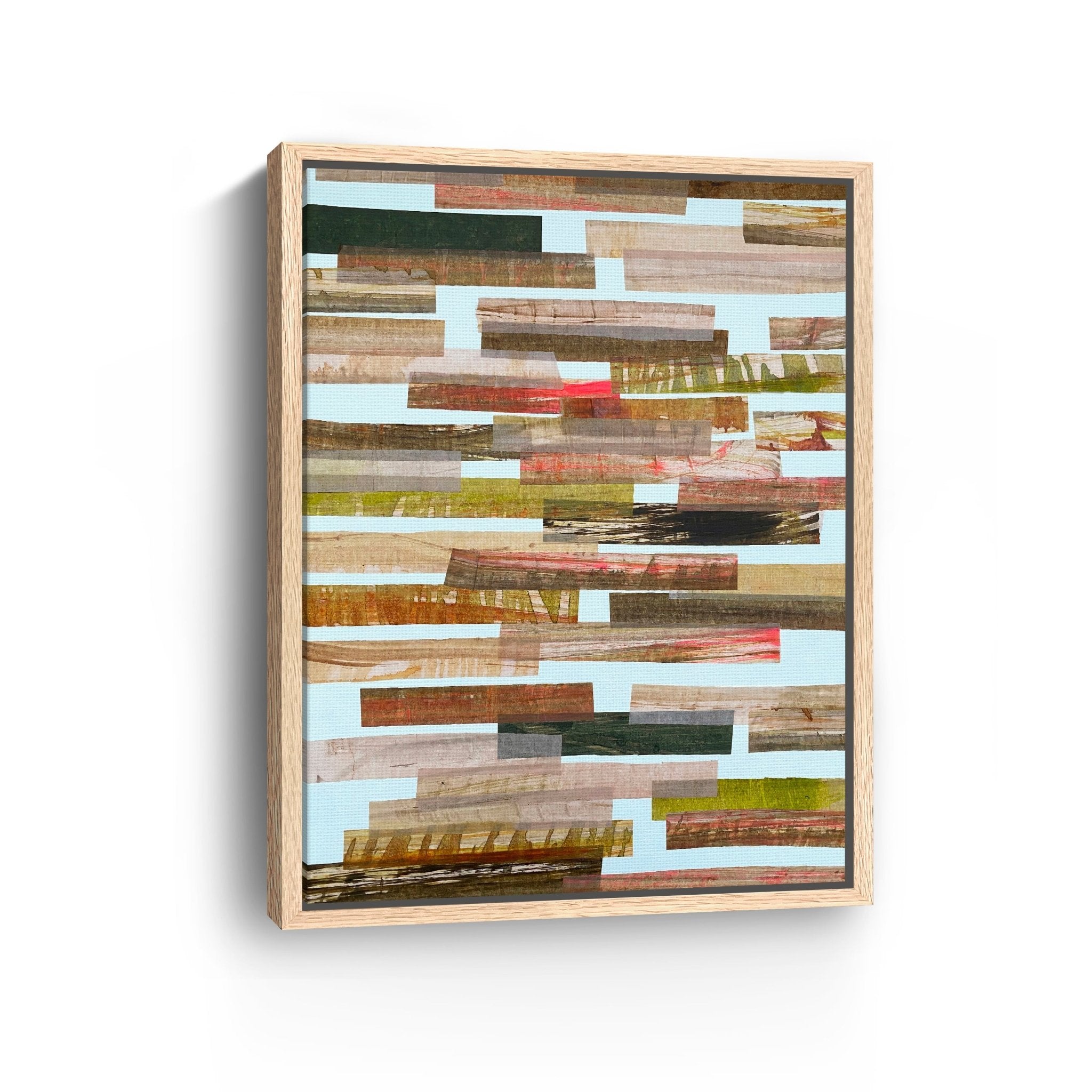 Pink And Brown Horizontal Canvas Giclee - Canvas Wall Art