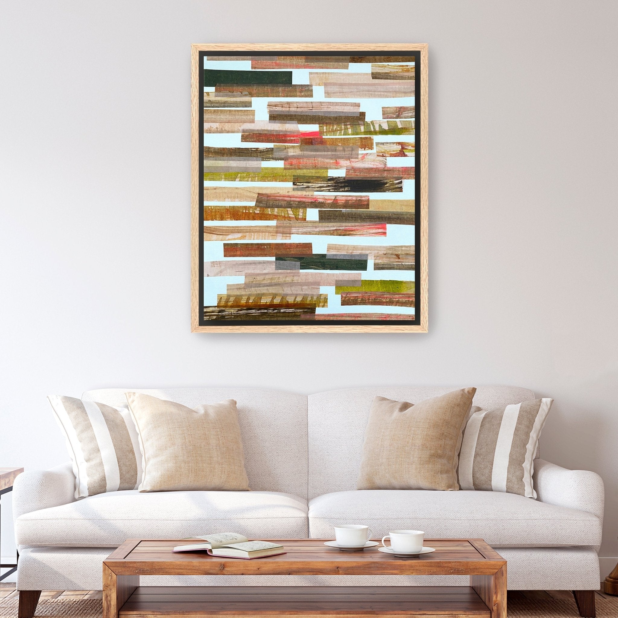 Pink And Brown Horizontal Canvas Giclee - Canvas Wall Art