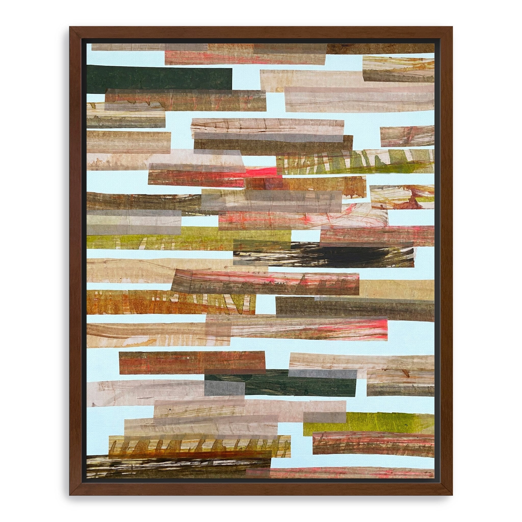 Pink And Brown Horizontal Canvas Giclee - Canvas Wall Art