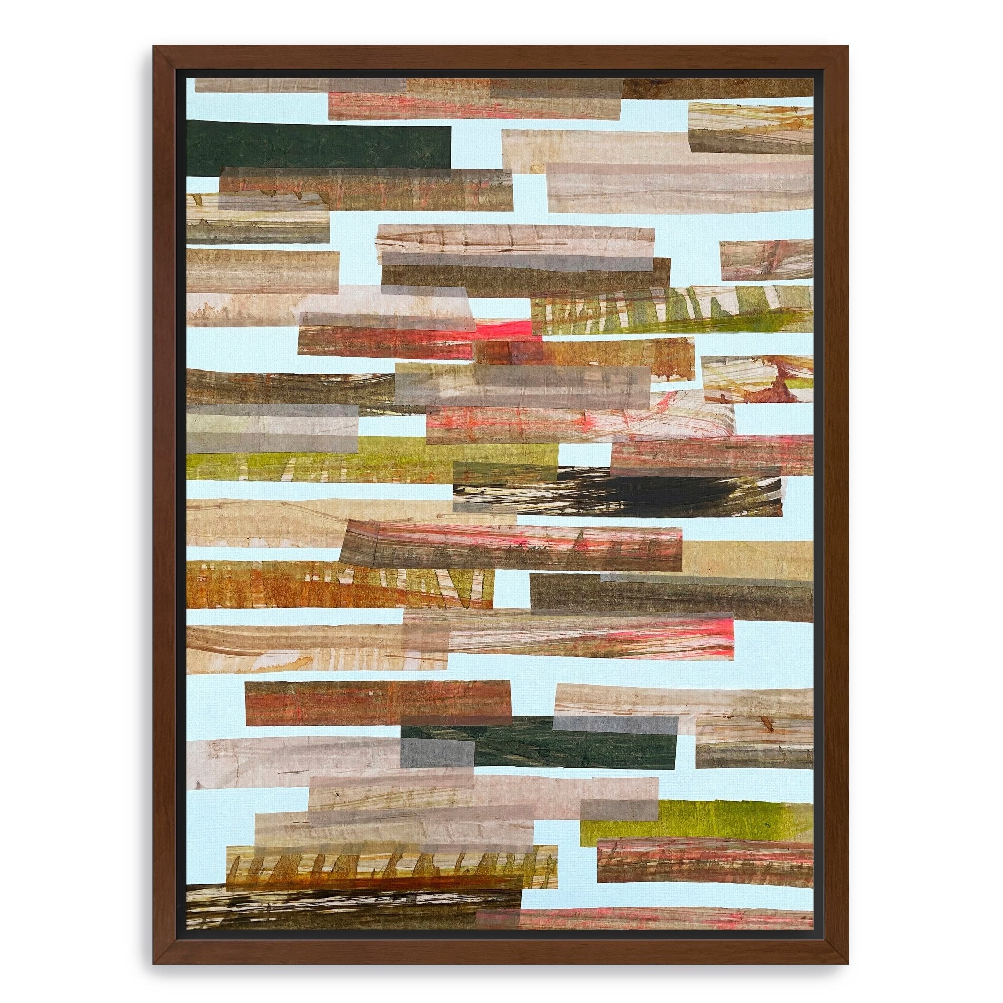 Pink And Brown Horizontal Canvas Giclee - Canvas Wall Art